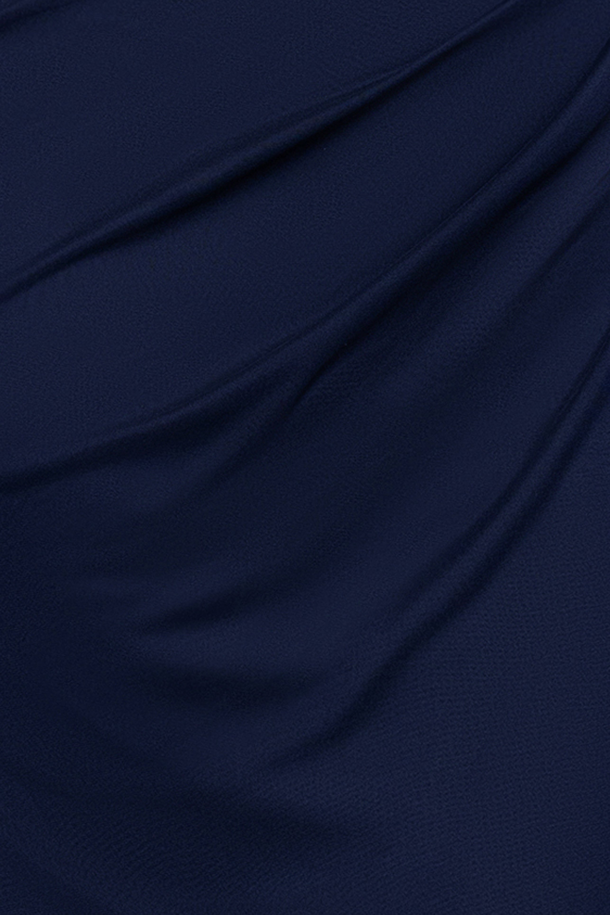 Plus "Lana" Long V-Neck Beaded Flutter Sleeve Dress