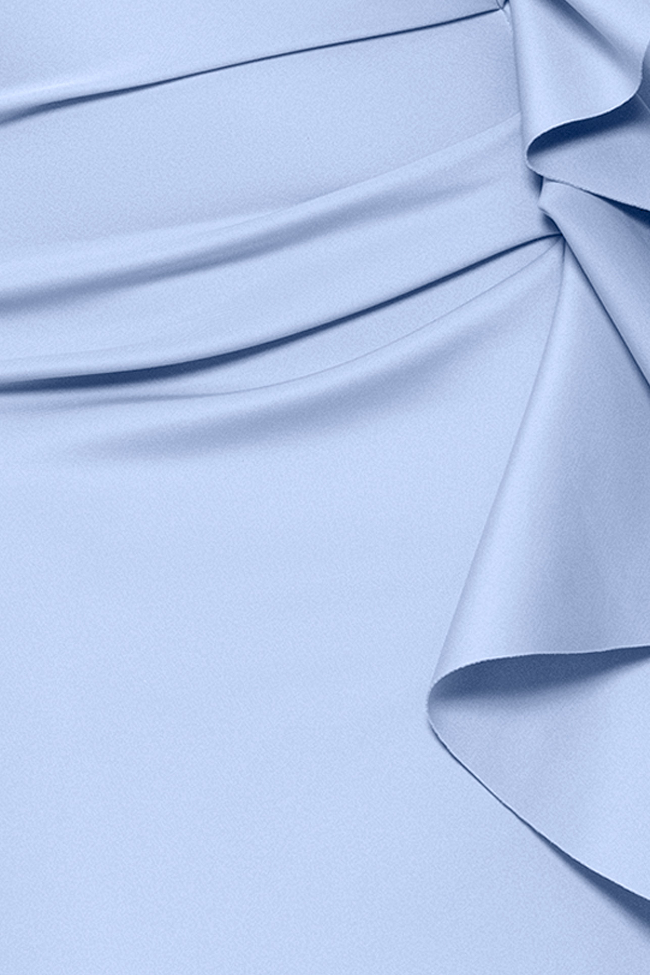 Plus "Patti" Long Off the Shoulder Techno Scuba Dress