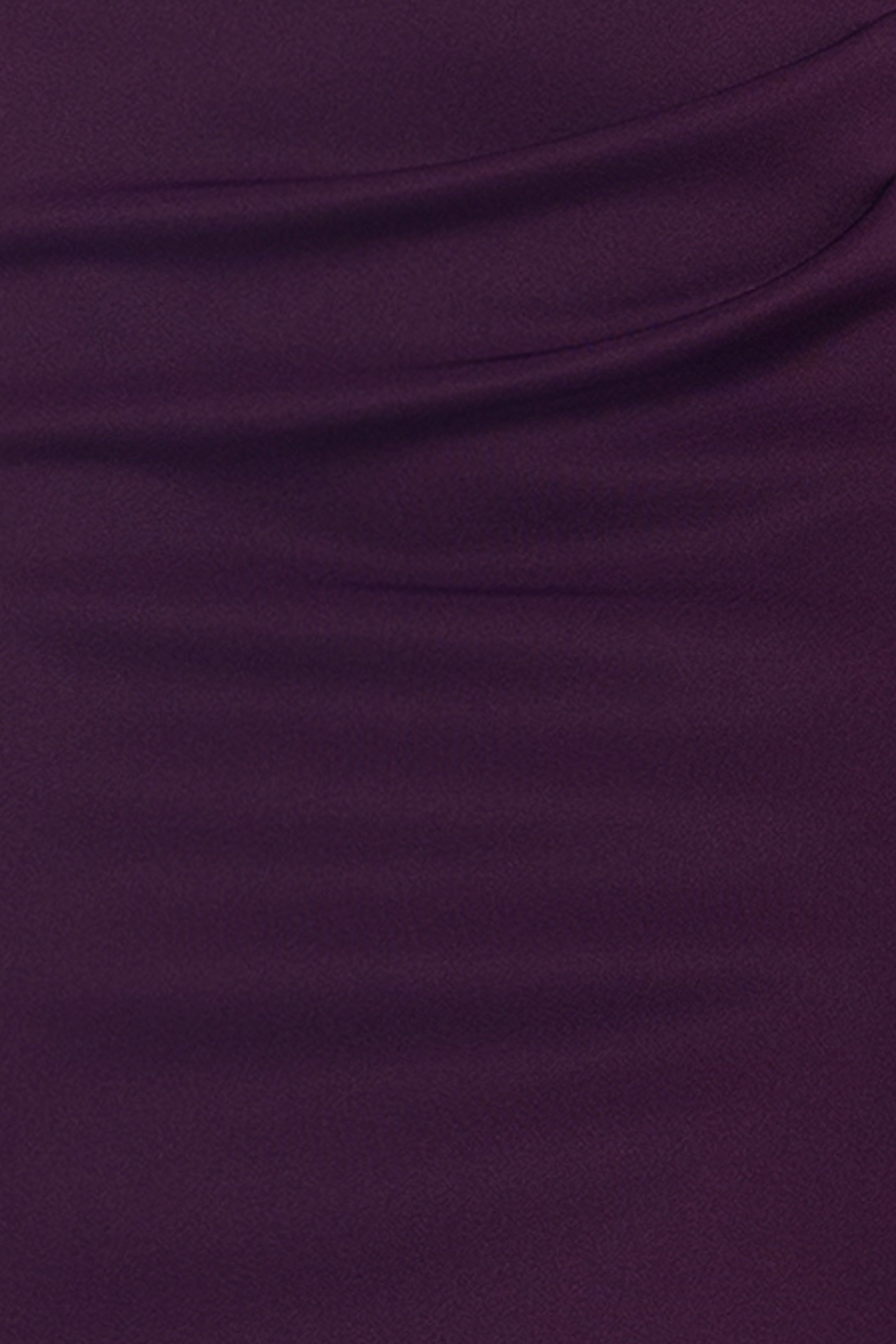 "Lenore " Long Asymmetrical Neckline Techno Scuba Dress