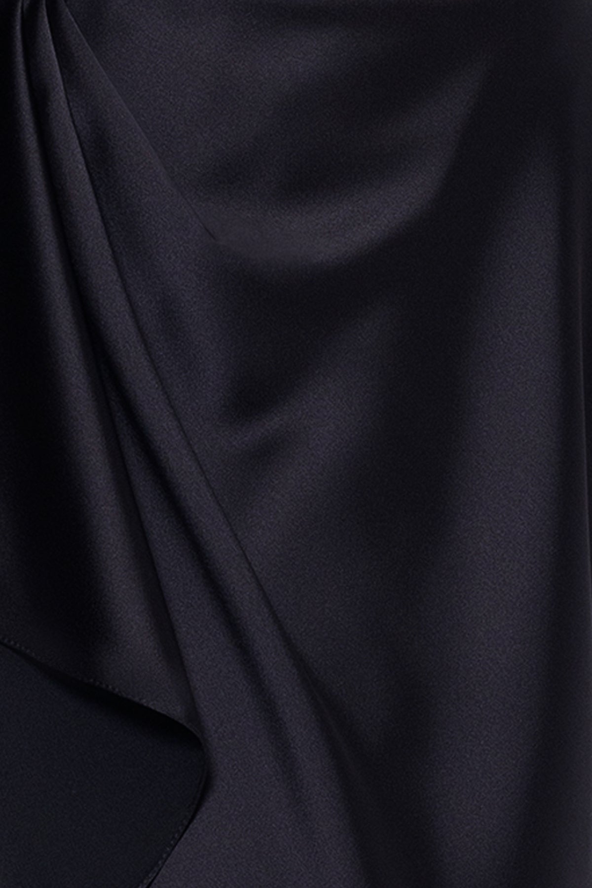 "Emery" Satin Long Sleeve Collared Dress