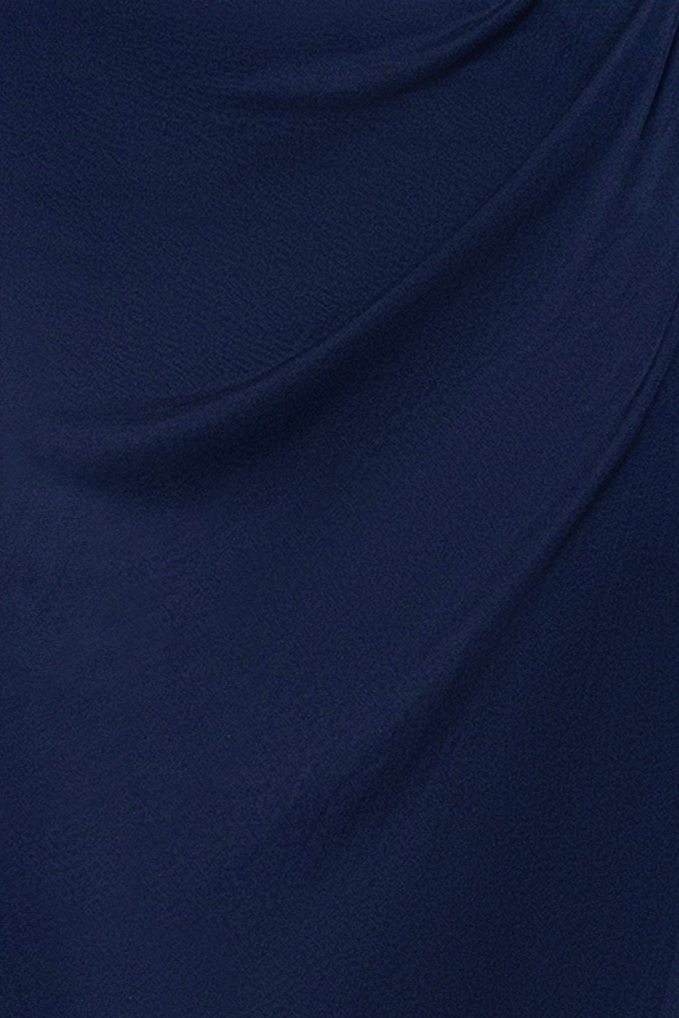 Plus "Khloe" Sheer Matter Jersey Embellished Ruffle Dress