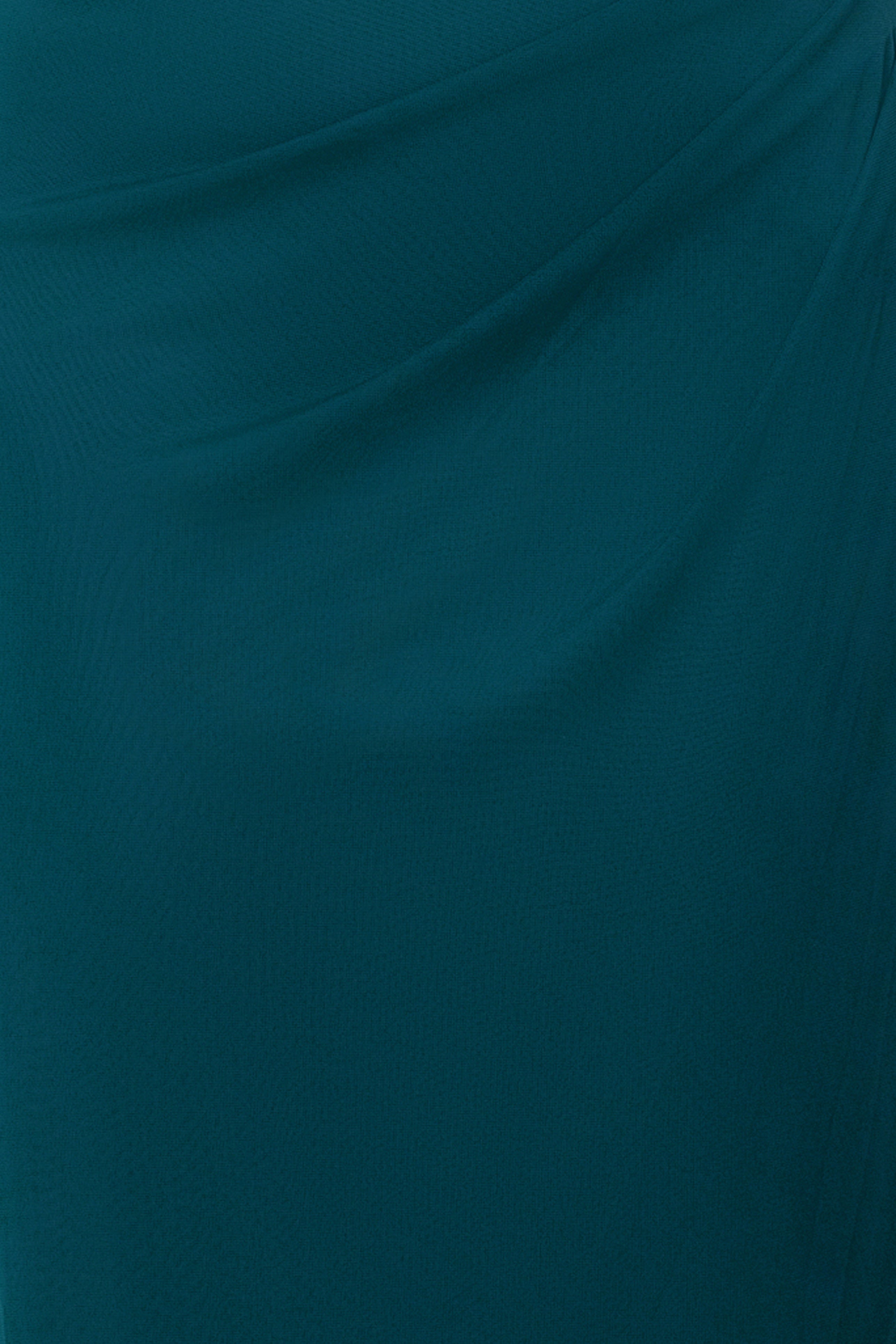 Plus "Khloe" Sheer Matter Jersey Embellished Ruffle Dress