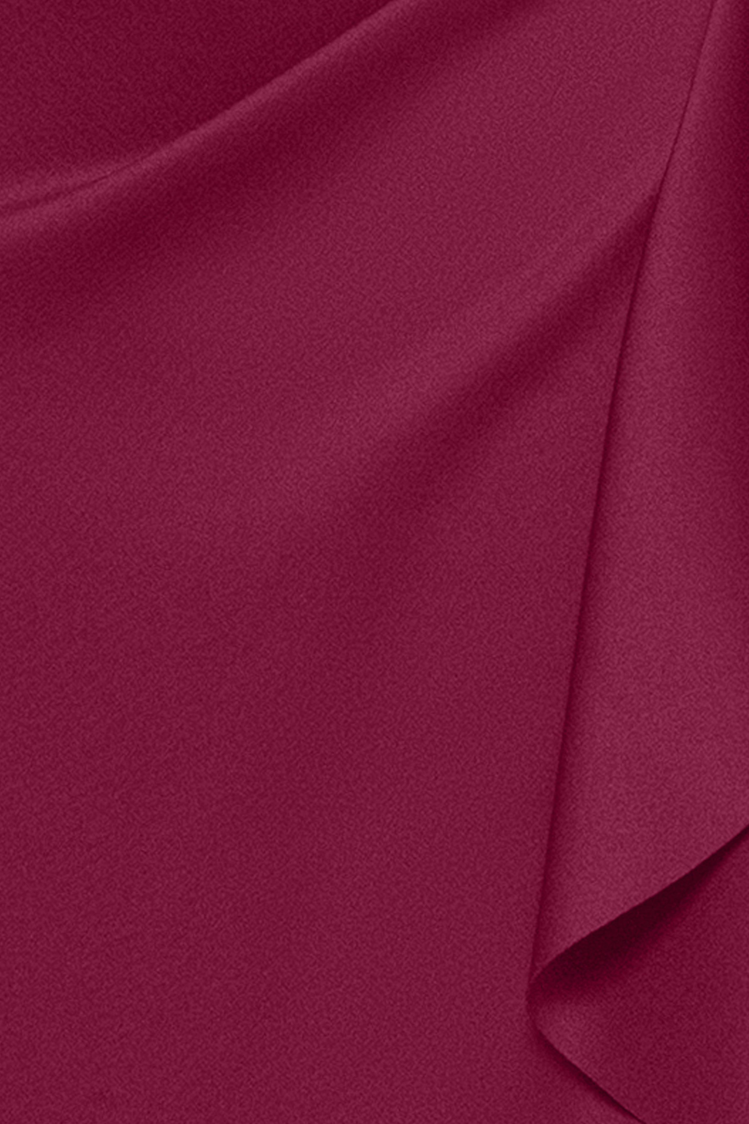 Plus "Amber" Techno Scuba 3/4 Sleeve V-Neck Ruffle Dress