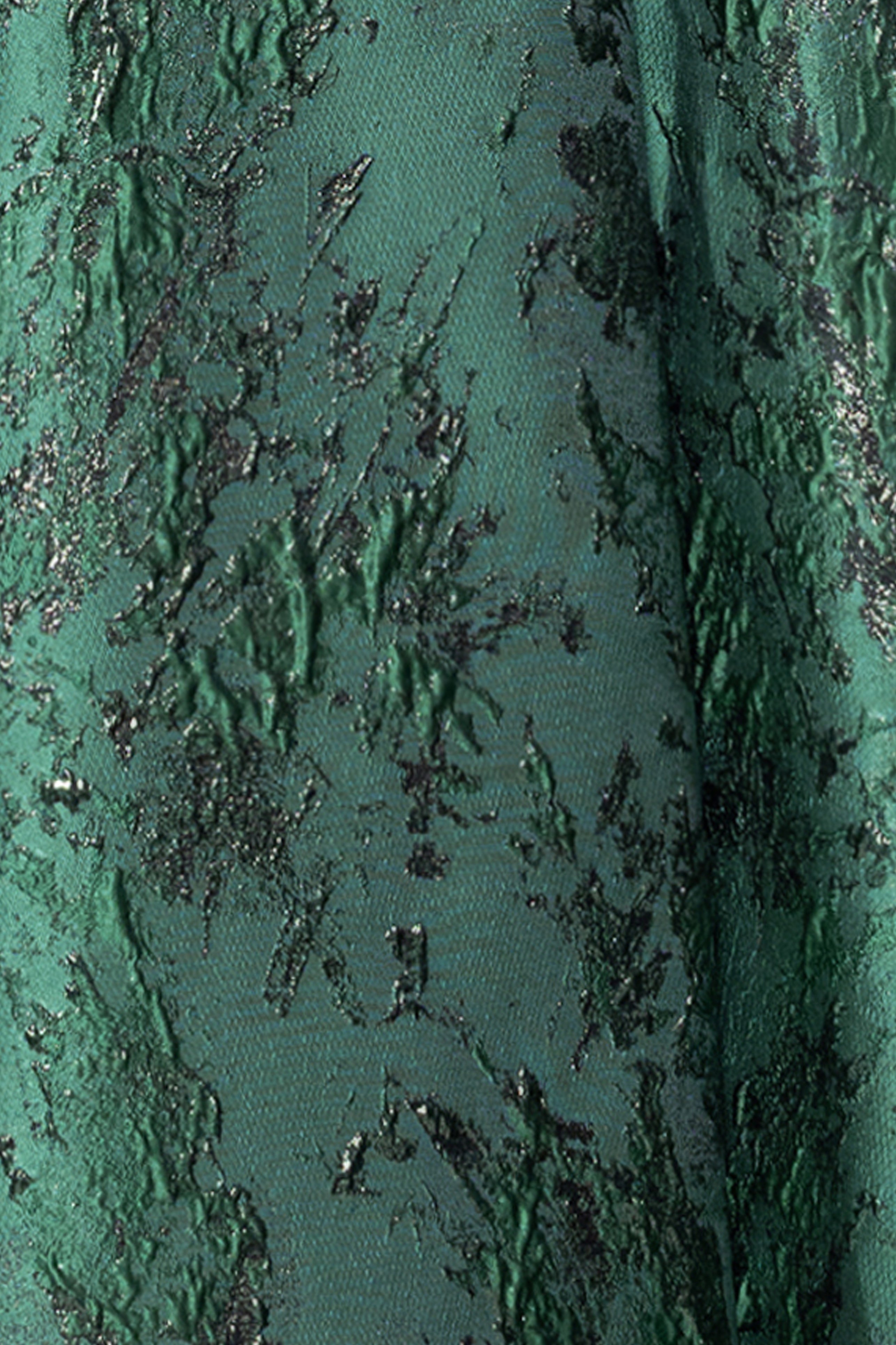 Plus "Daphne" Brocade Off Shoulder Dress