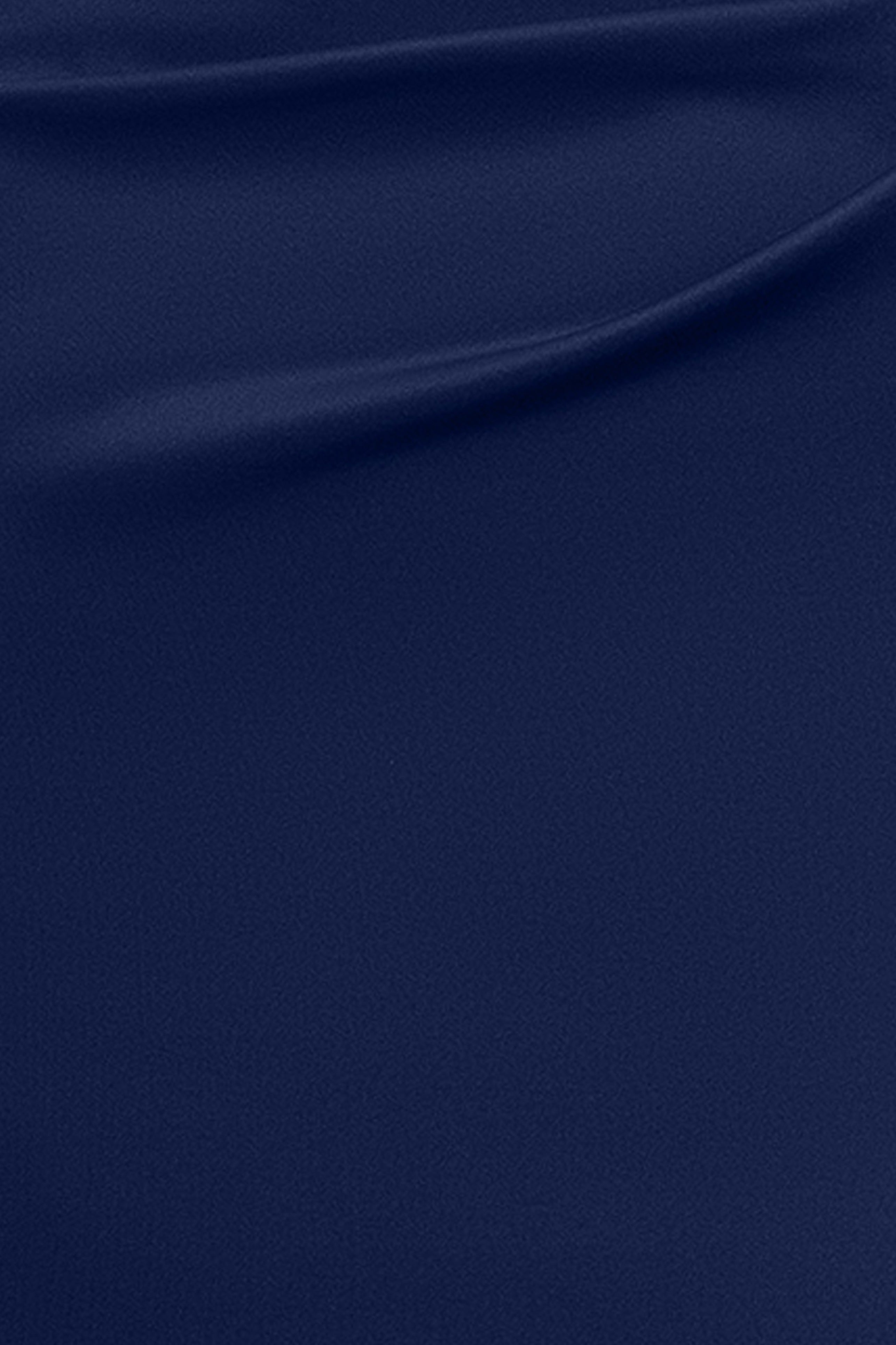 "Jacqueline" Techno Scuba Strapless Ruffle Floor Length Dress