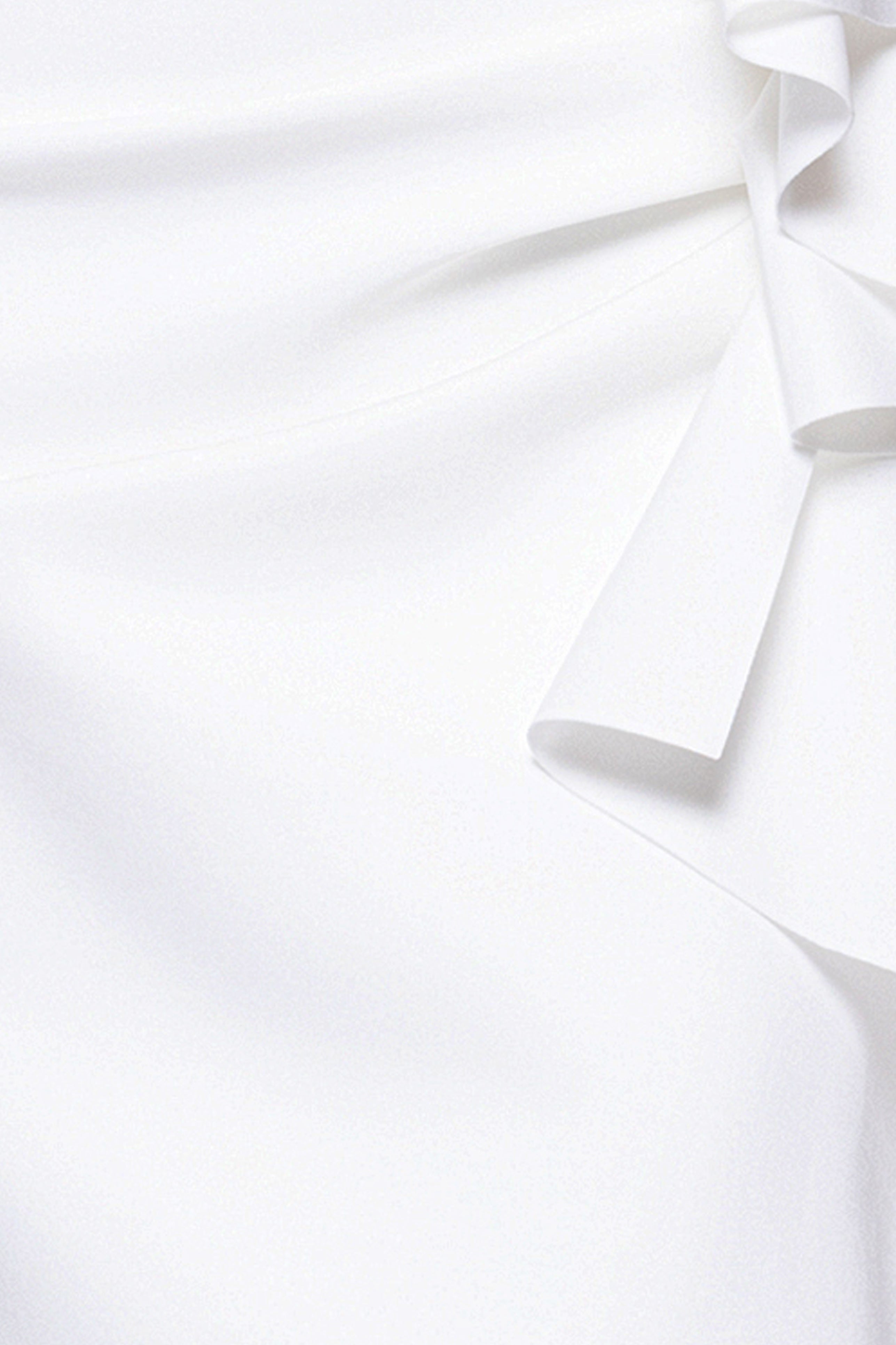 "Sophie" Techno Scuba Ruffle Knee Length Dress