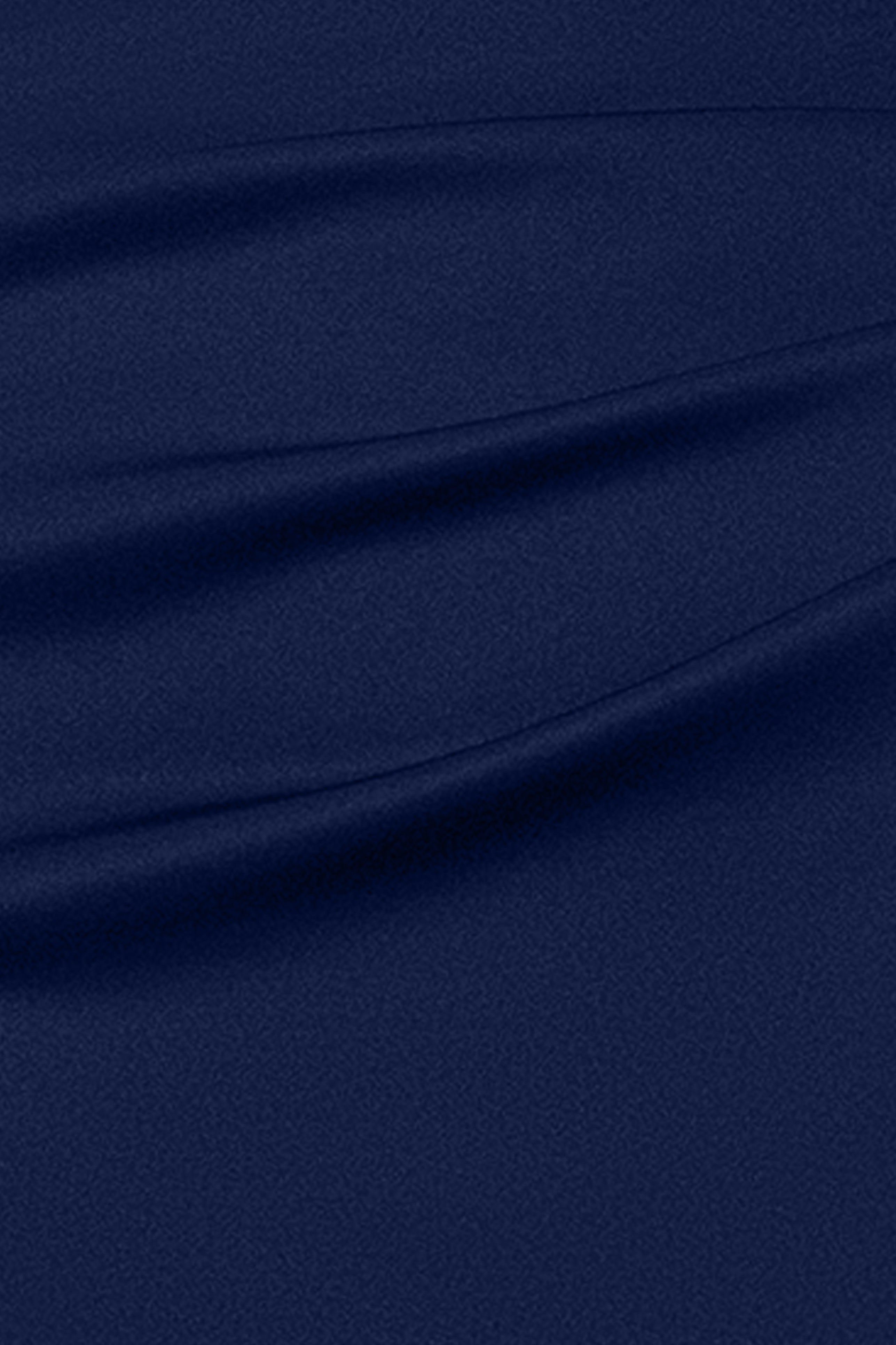 "Lyla" Techno Scuba Asymmetrical Neckline Knee Length Dress