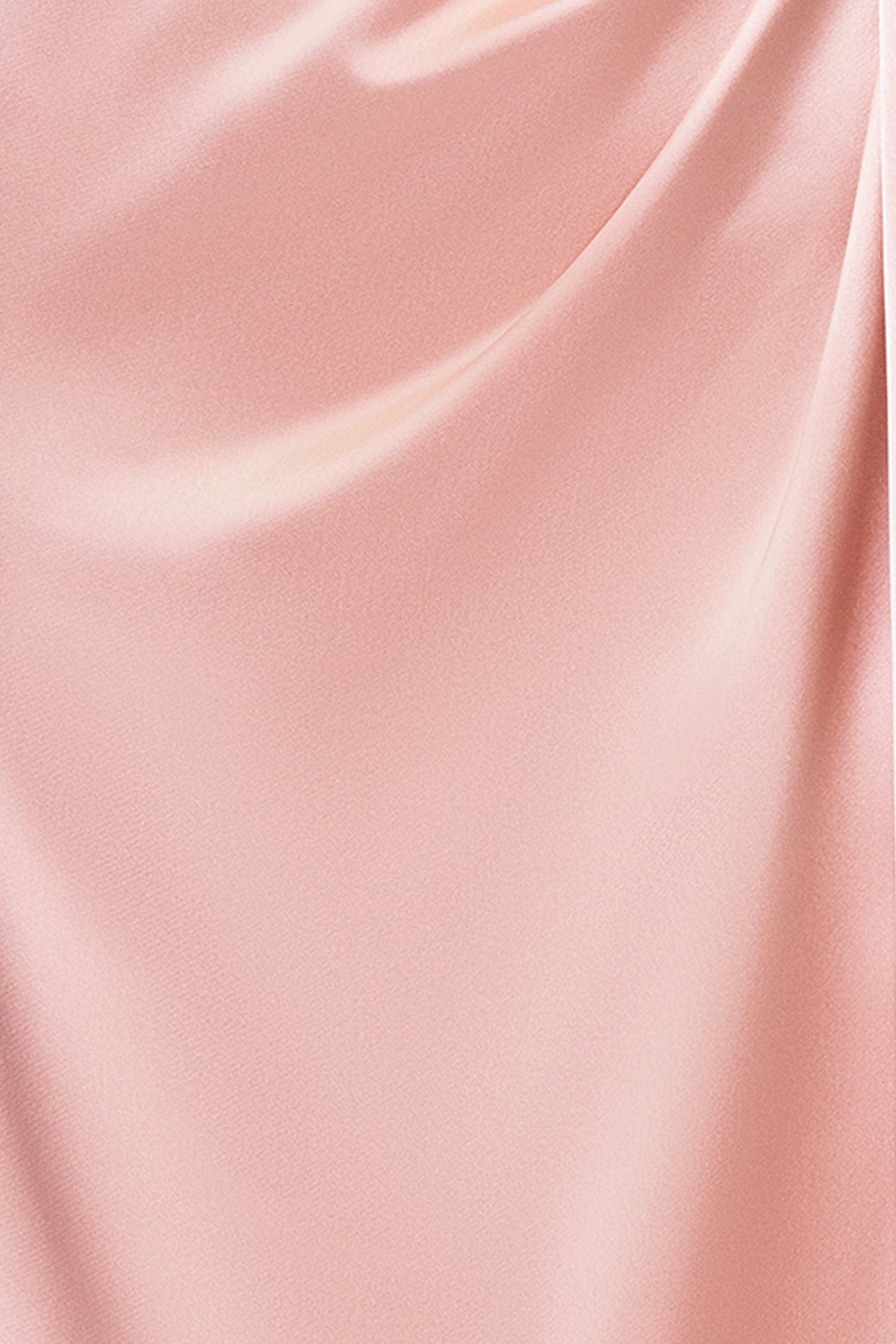 Plus "Daliah" Satin Off the Shoulder Floor Length Dress