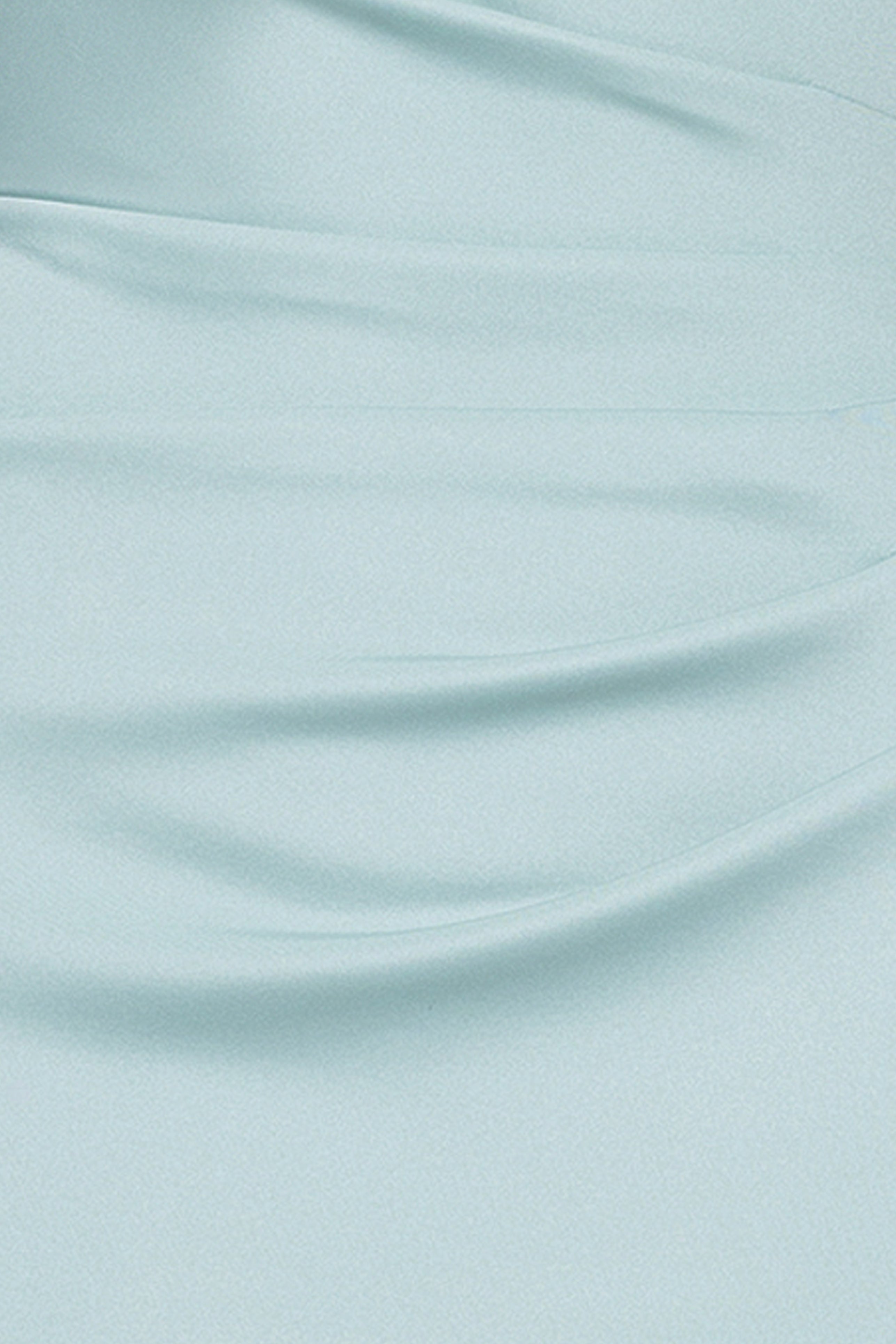 "Whitney" Techno Scuba One Shoulder Off the Shoulder Floor Length Dress