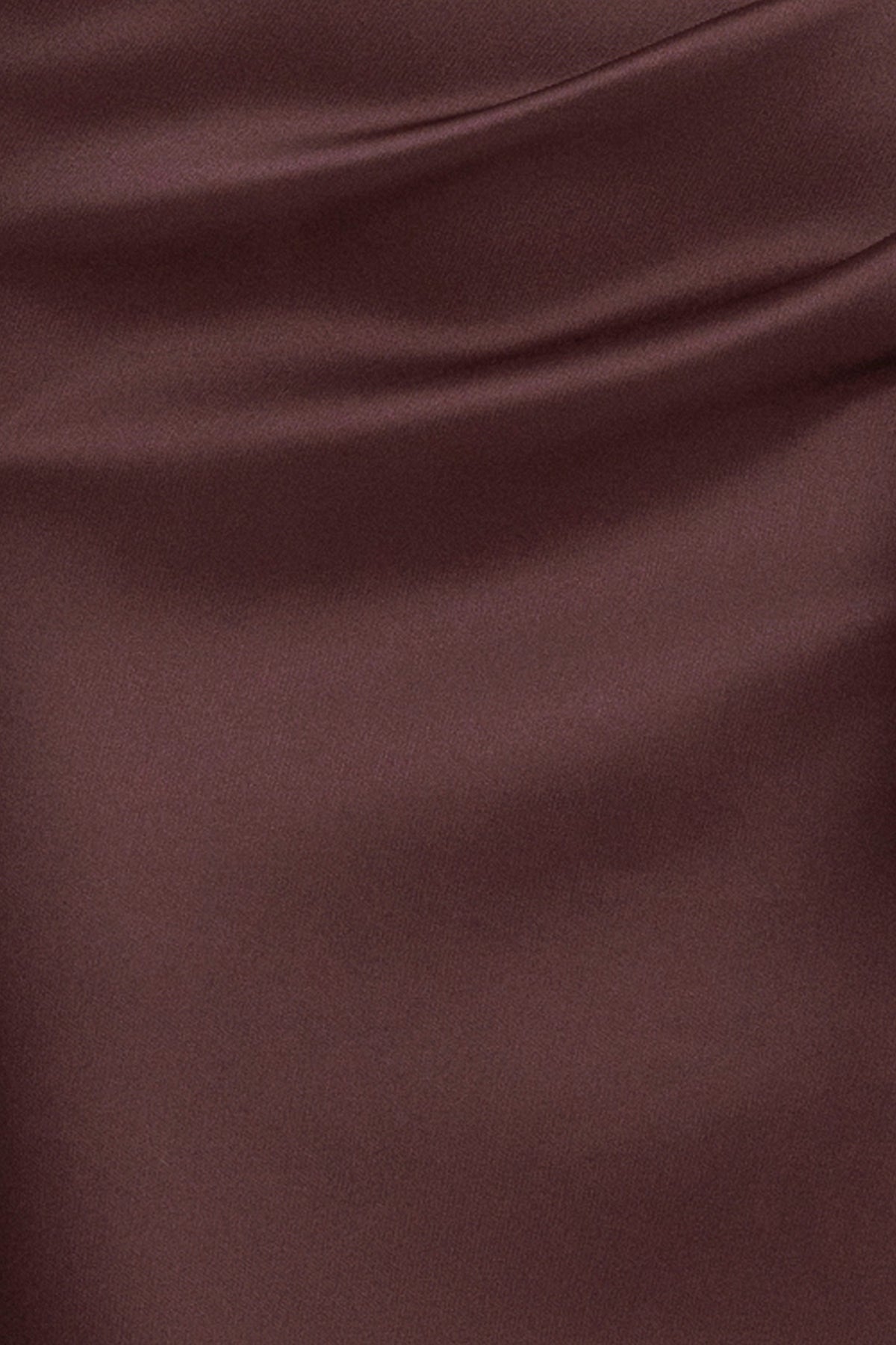 "Remi" Satin Strapless Side Ruffle Dress