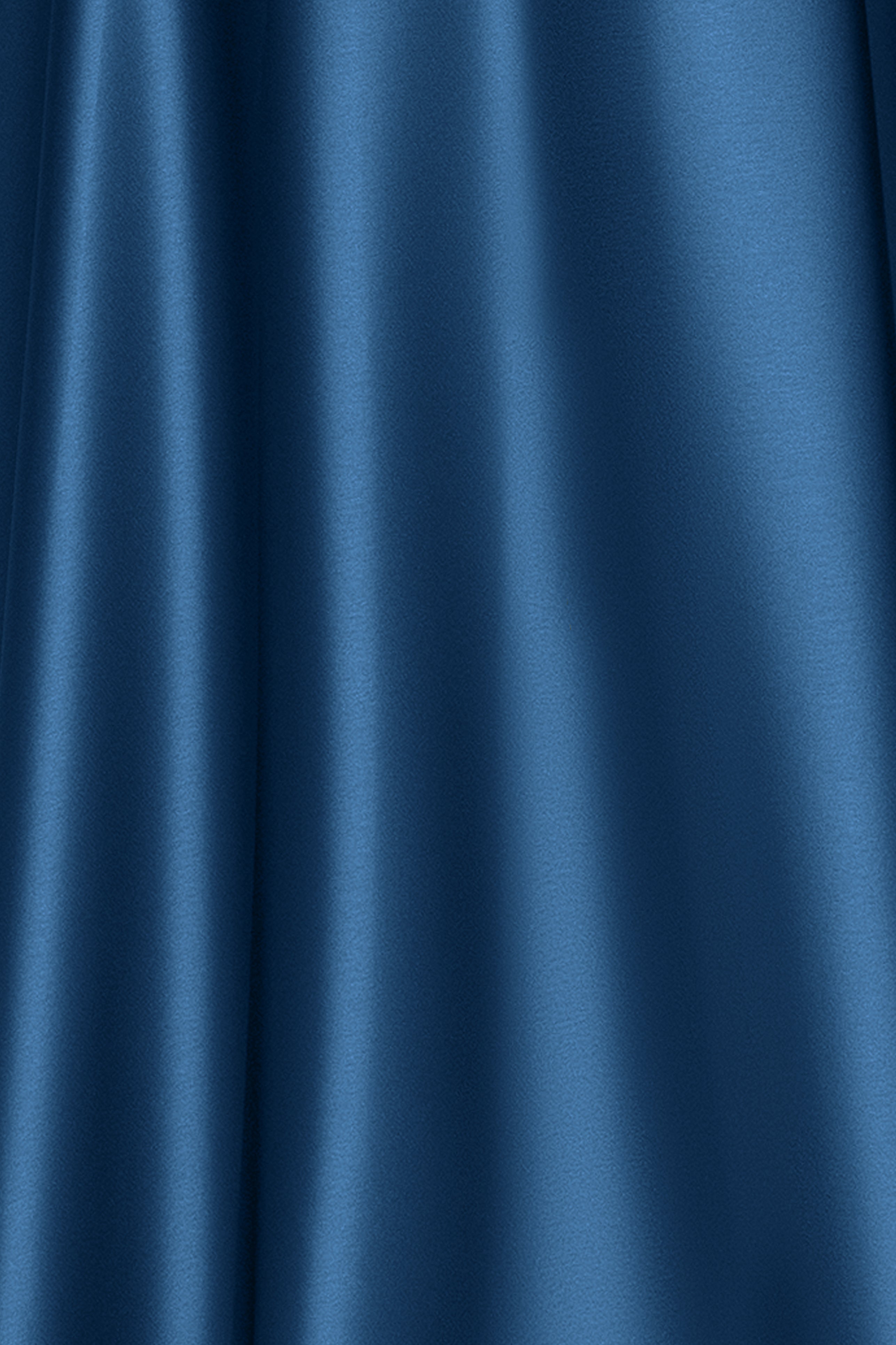 "Kelandra" Satin Collared V-Neck Long Sleeve Floor Length Dress