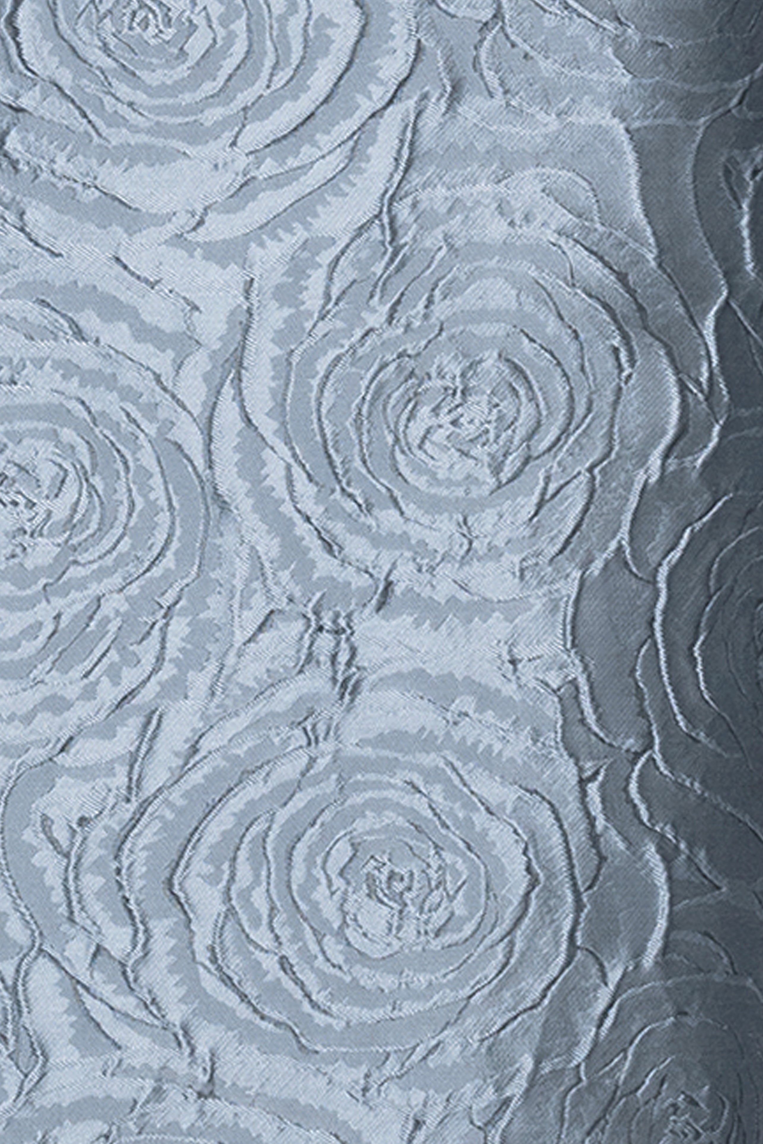 "Barbara" Jacquard Off the Shoulder Floor Length Dress