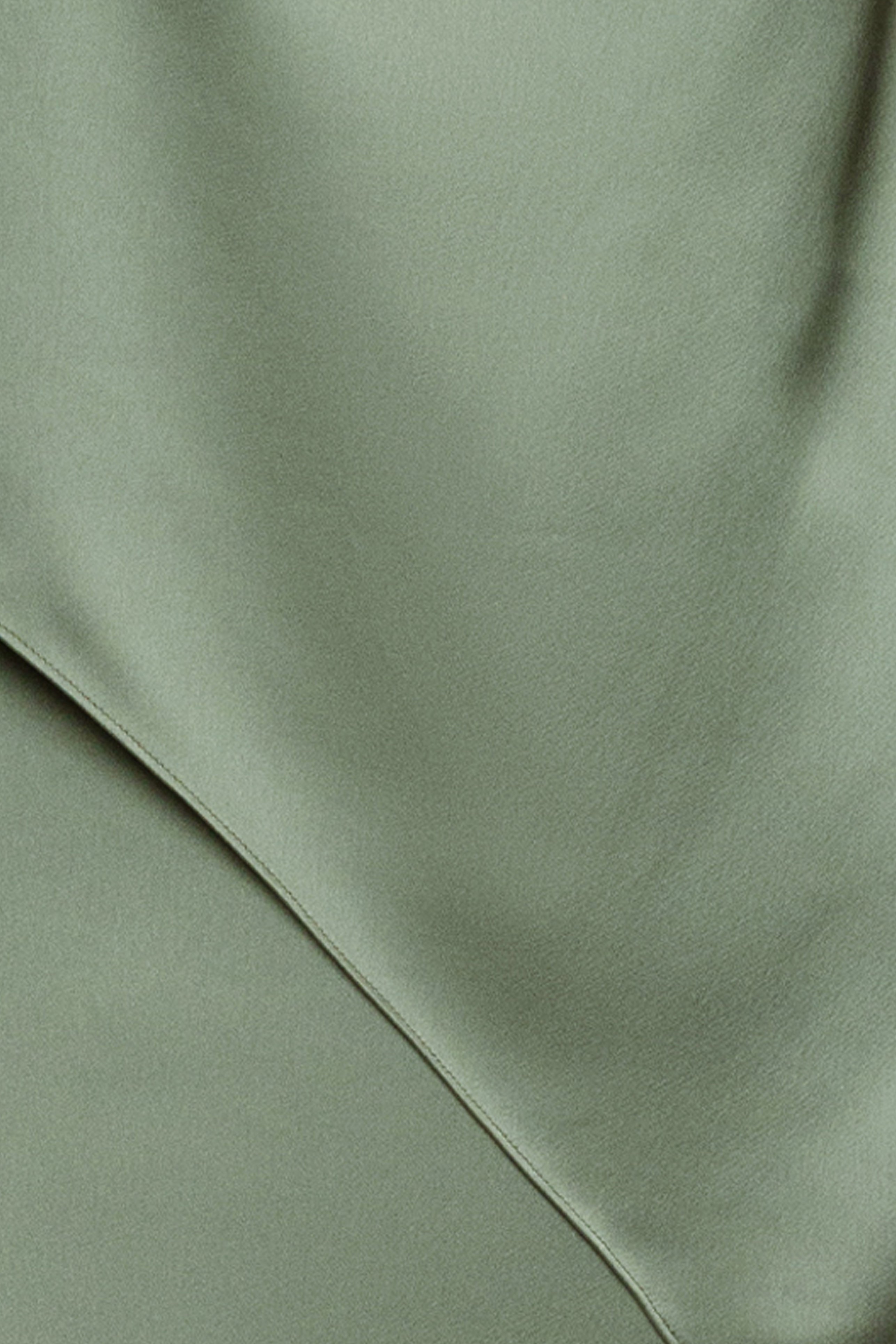 "Misty" Satin Overlay Cape Floor Length Dress