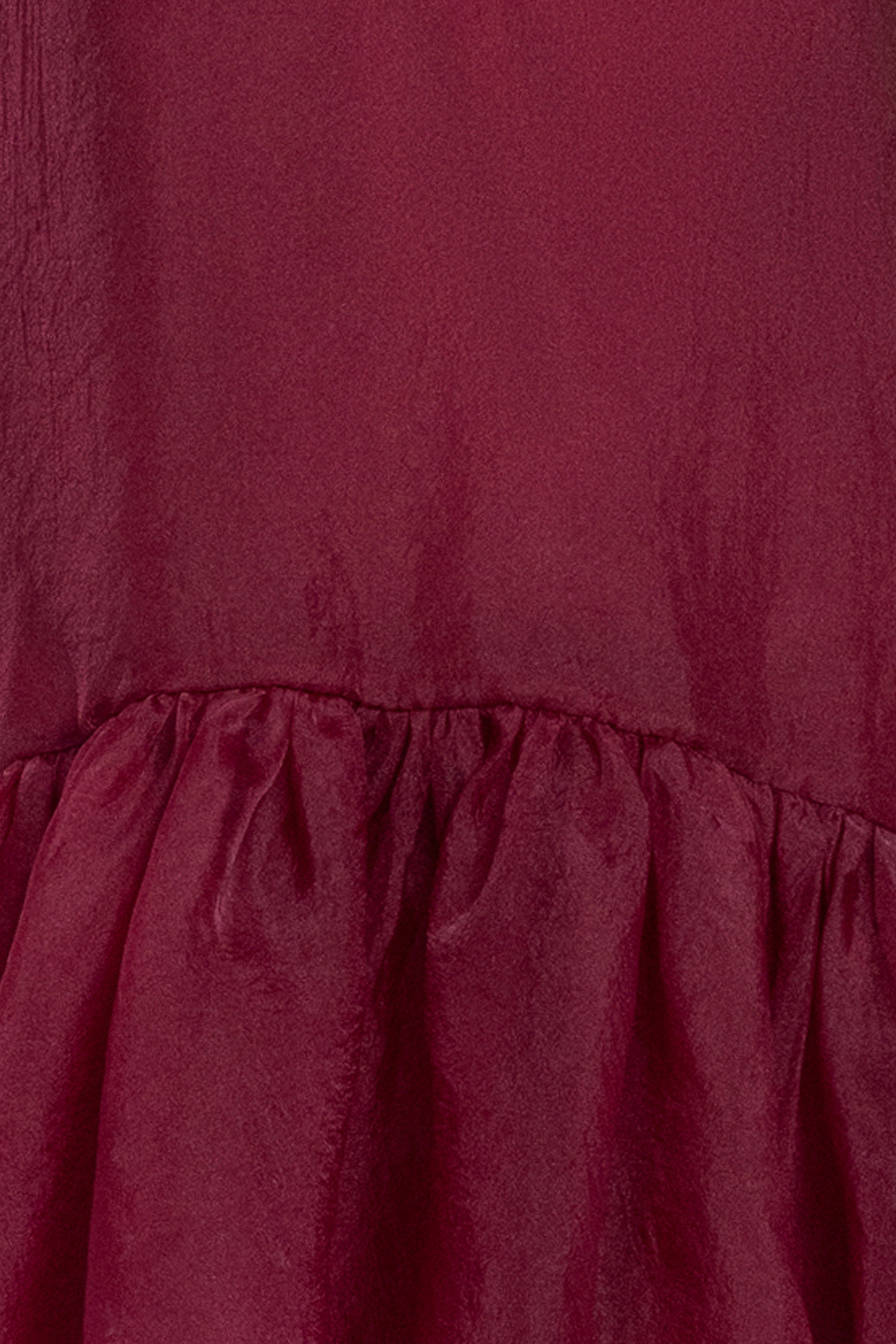 "Shauna" Organza Shift Mock Neck Short Dress