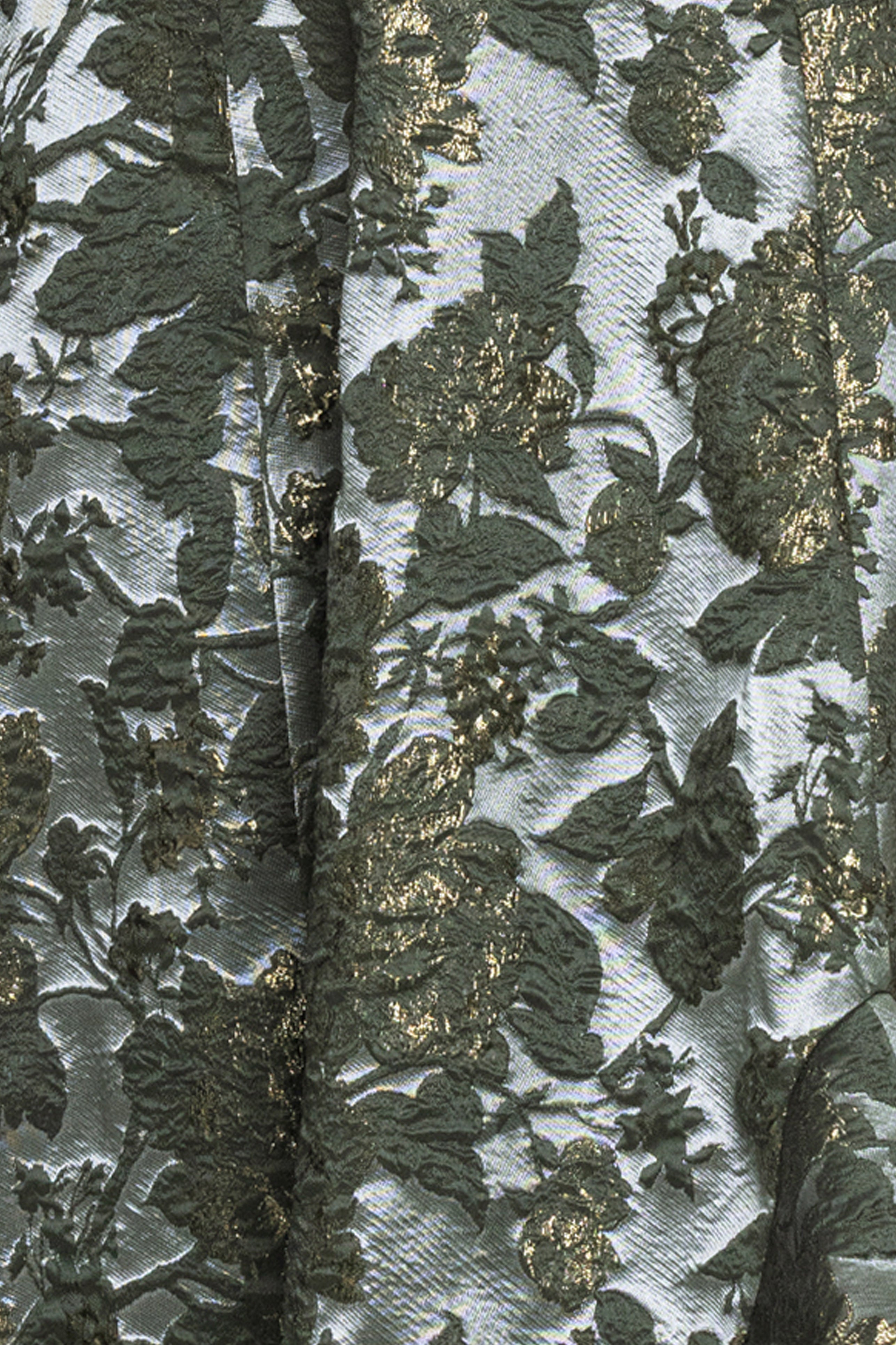 "Valentina" Brocade Strapless Midi Dress