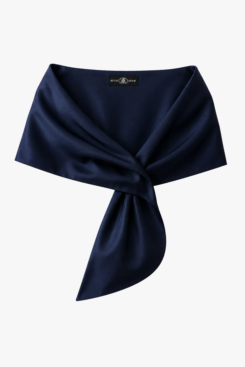 "Trixie" Satin Pull Through Shawl Wrap