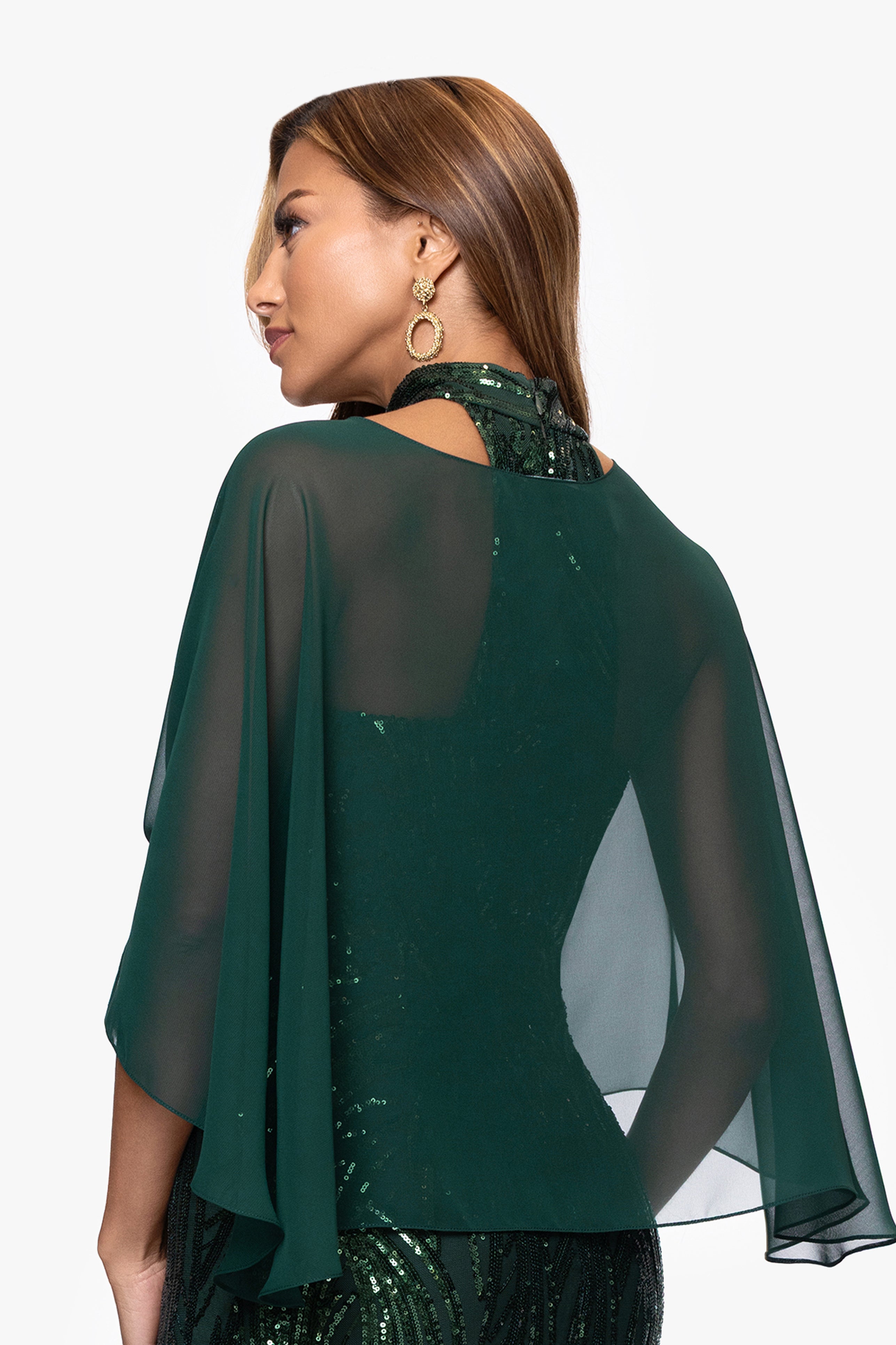 "Bernadette" Chiffon Shawl Wrap