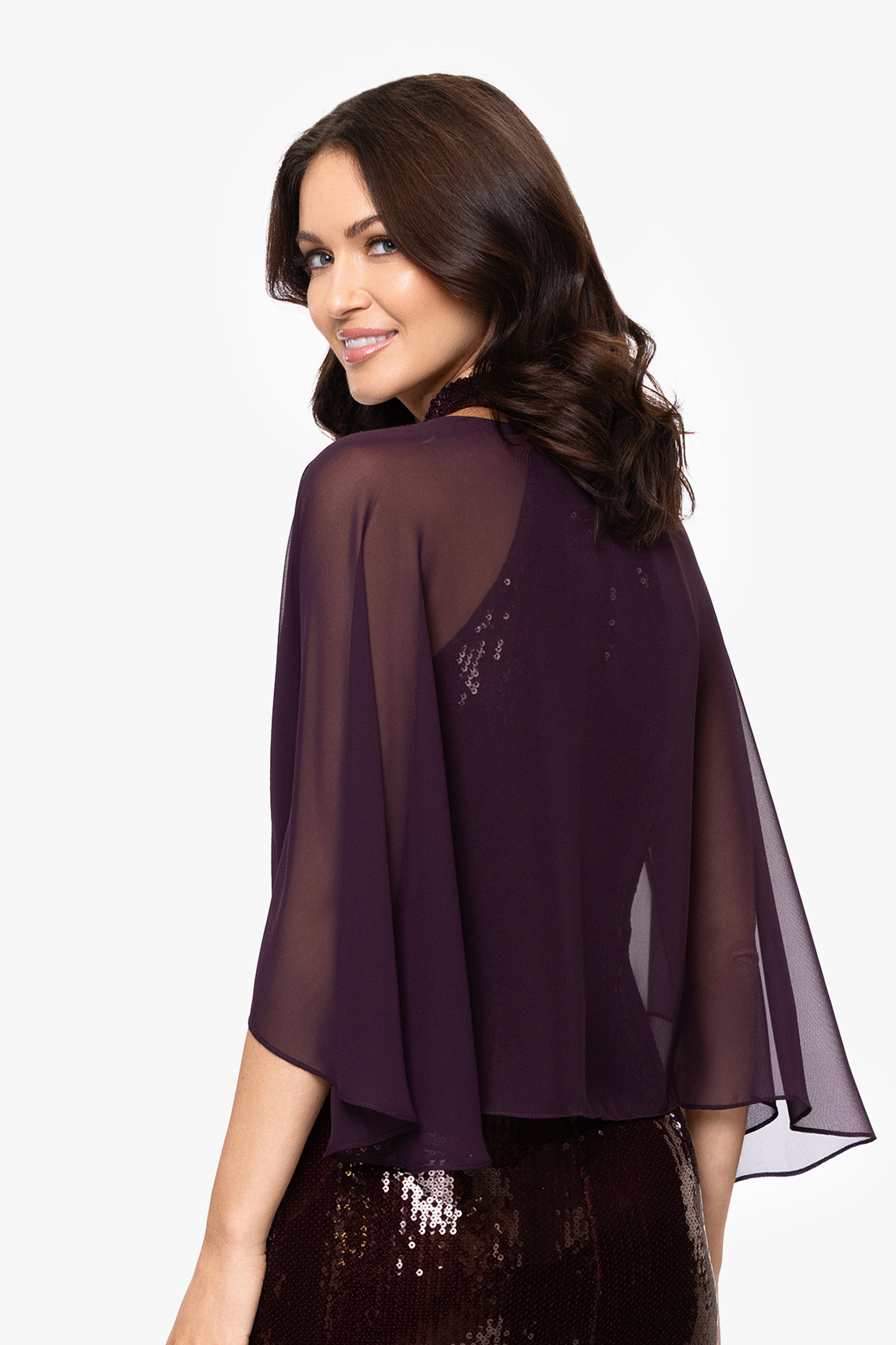 "Bernadette" Chiffon Shawl Wrap