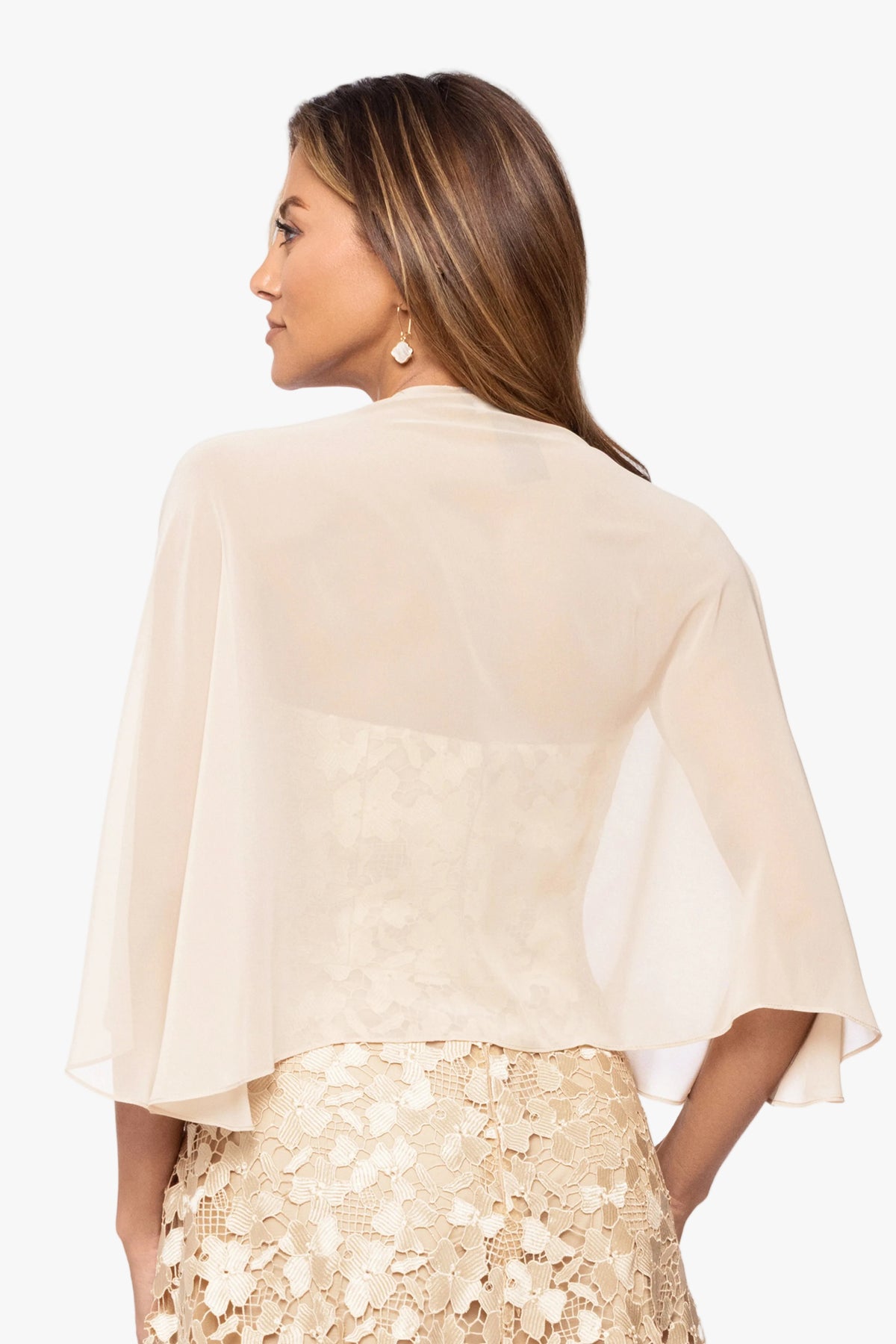 "Bernadette" Chiffon Shawl Wrap