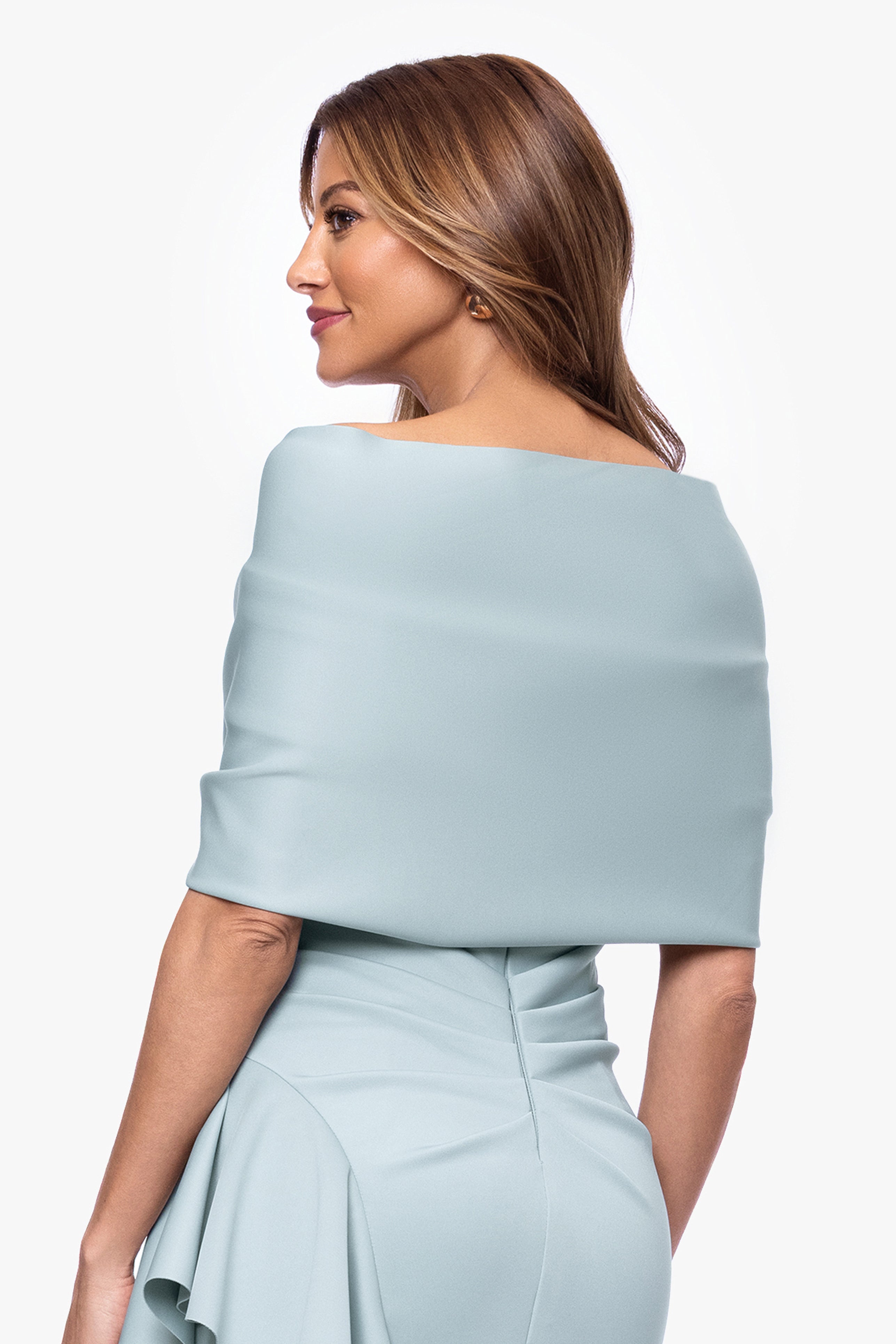 "Carol" Techno Scuba Pull Through Shawl Wrap