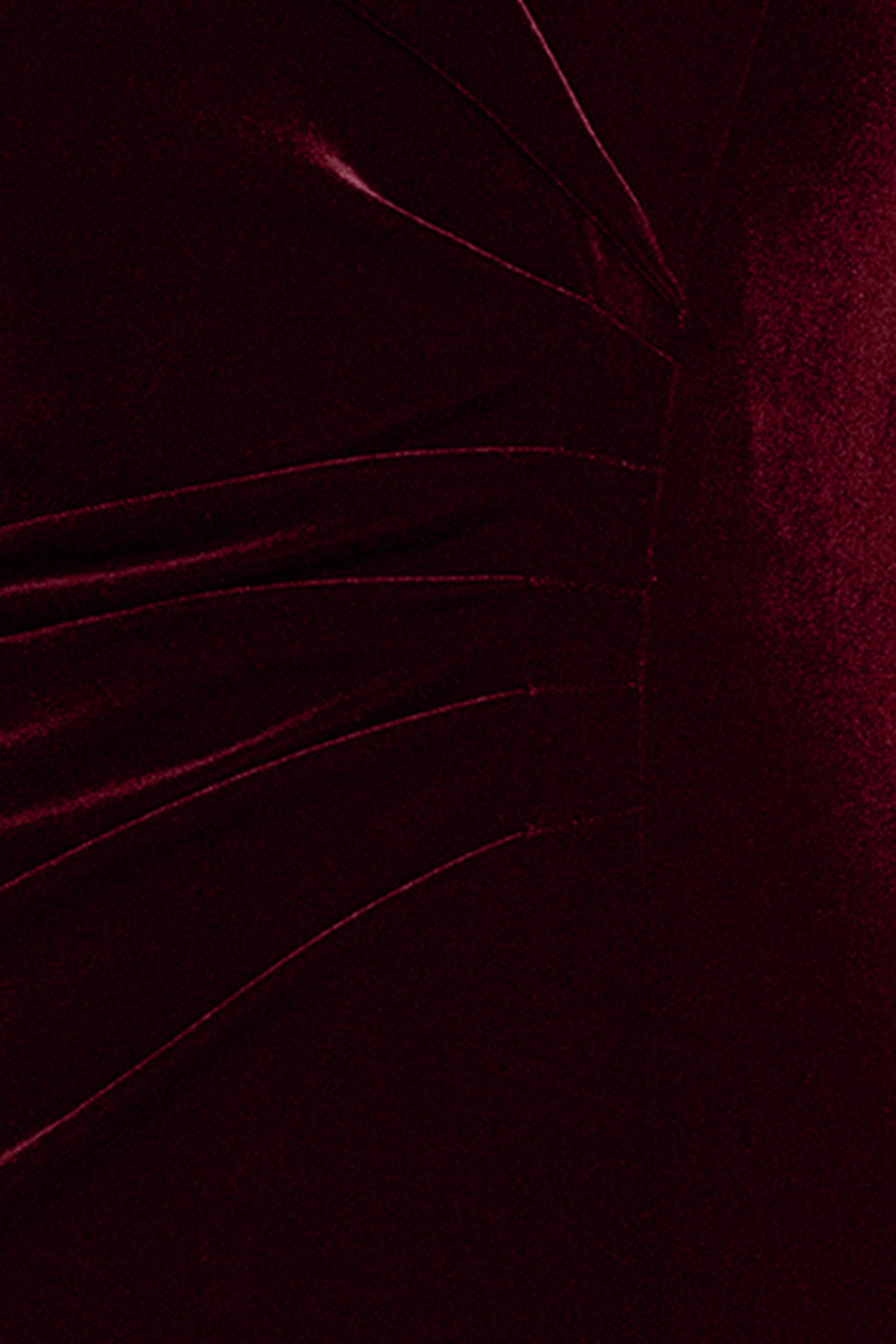 "Charmaine" Velvet Off The Shoulder Gown