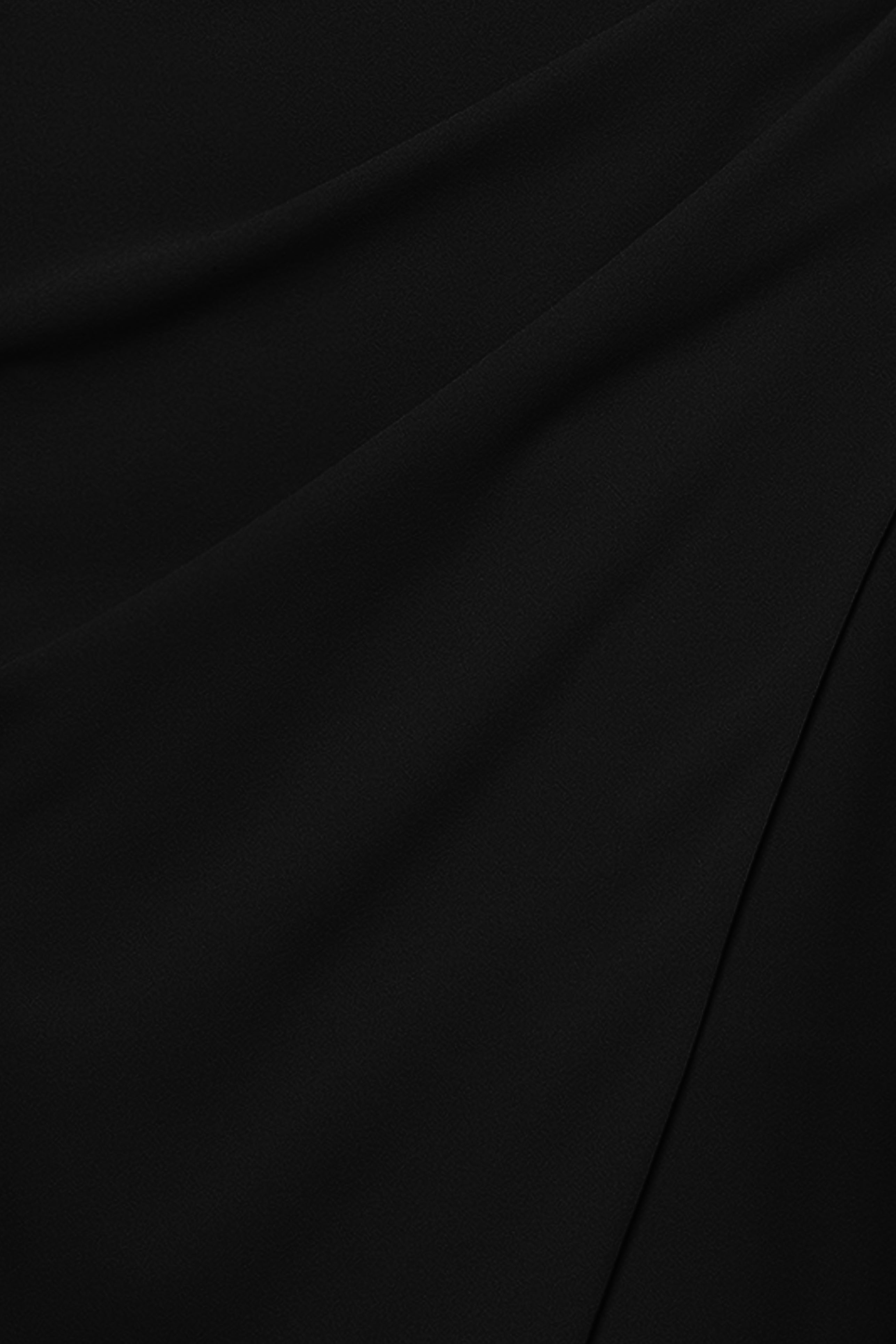 "Dakota" Scuba Crepe One Shoulder Ruched Short Dress