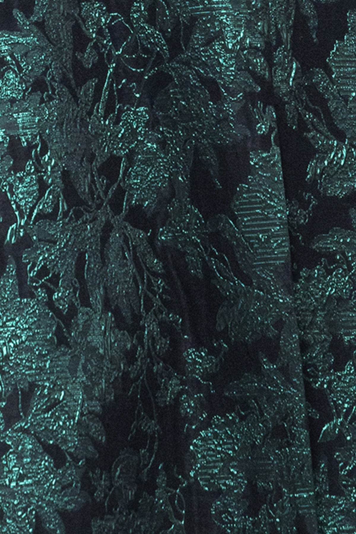"Hadley" Brocade One Shoulder Ballgown