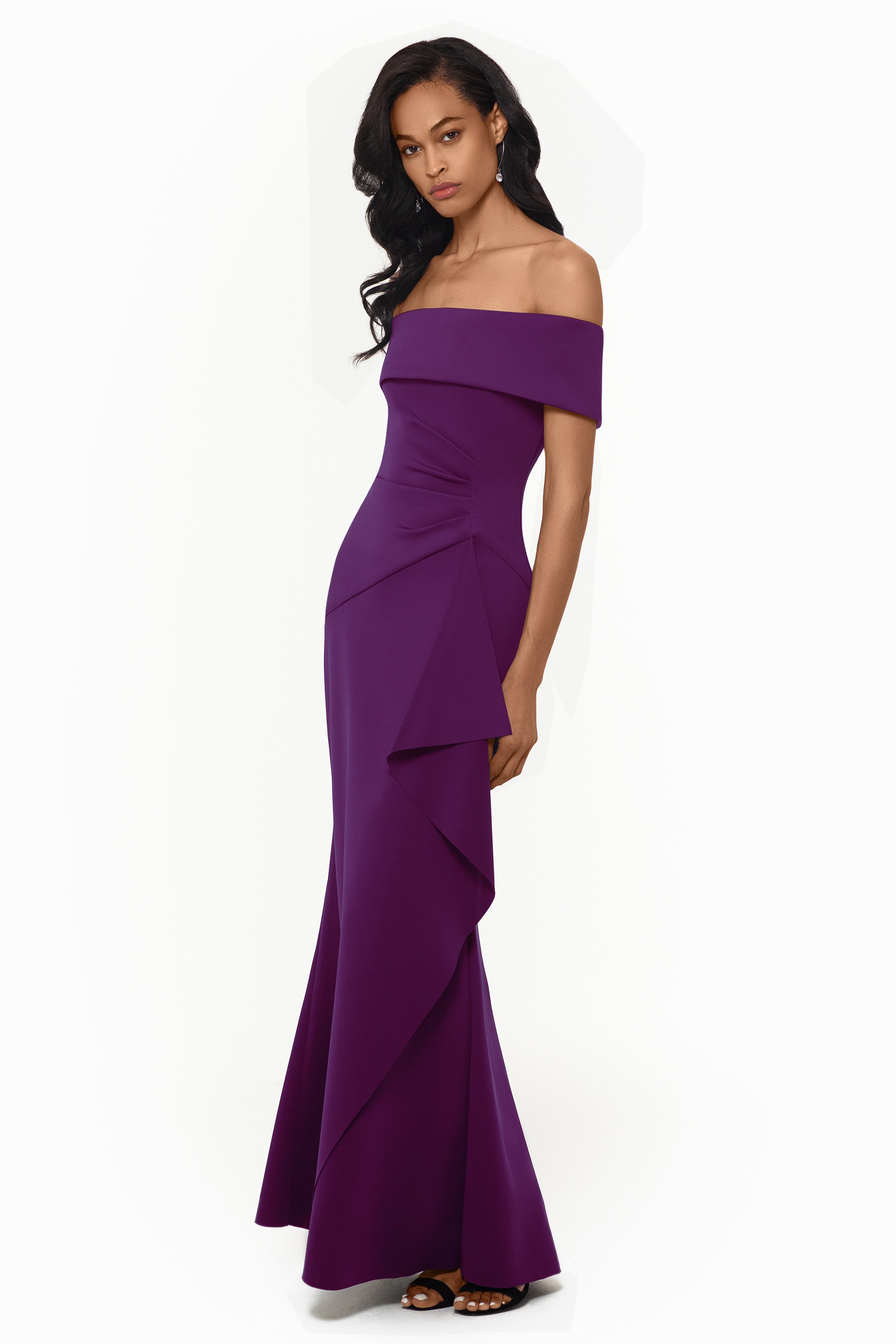 Xscape Plum Bridesmaid Dresses