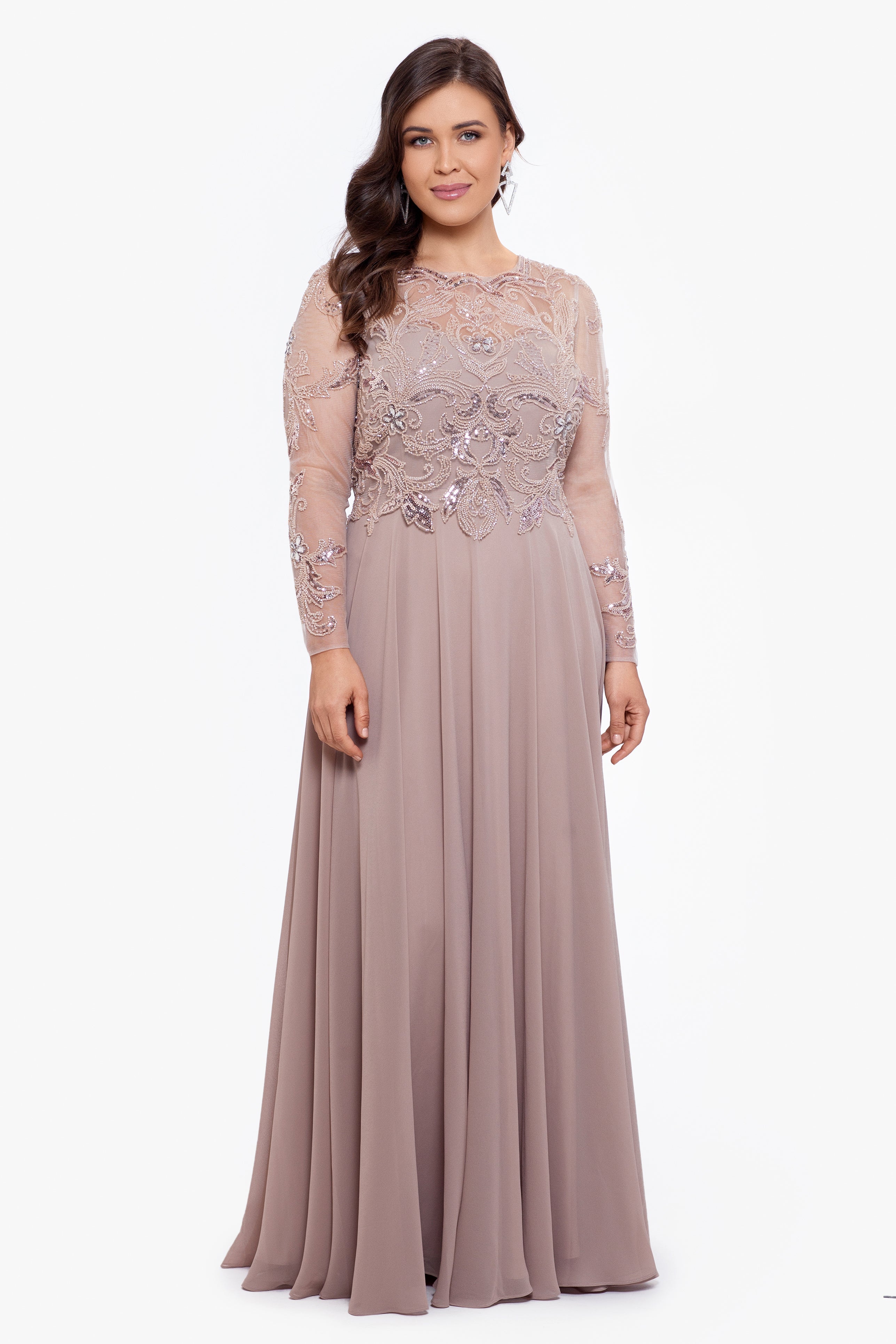 Xscape plus best sale size evening dresses