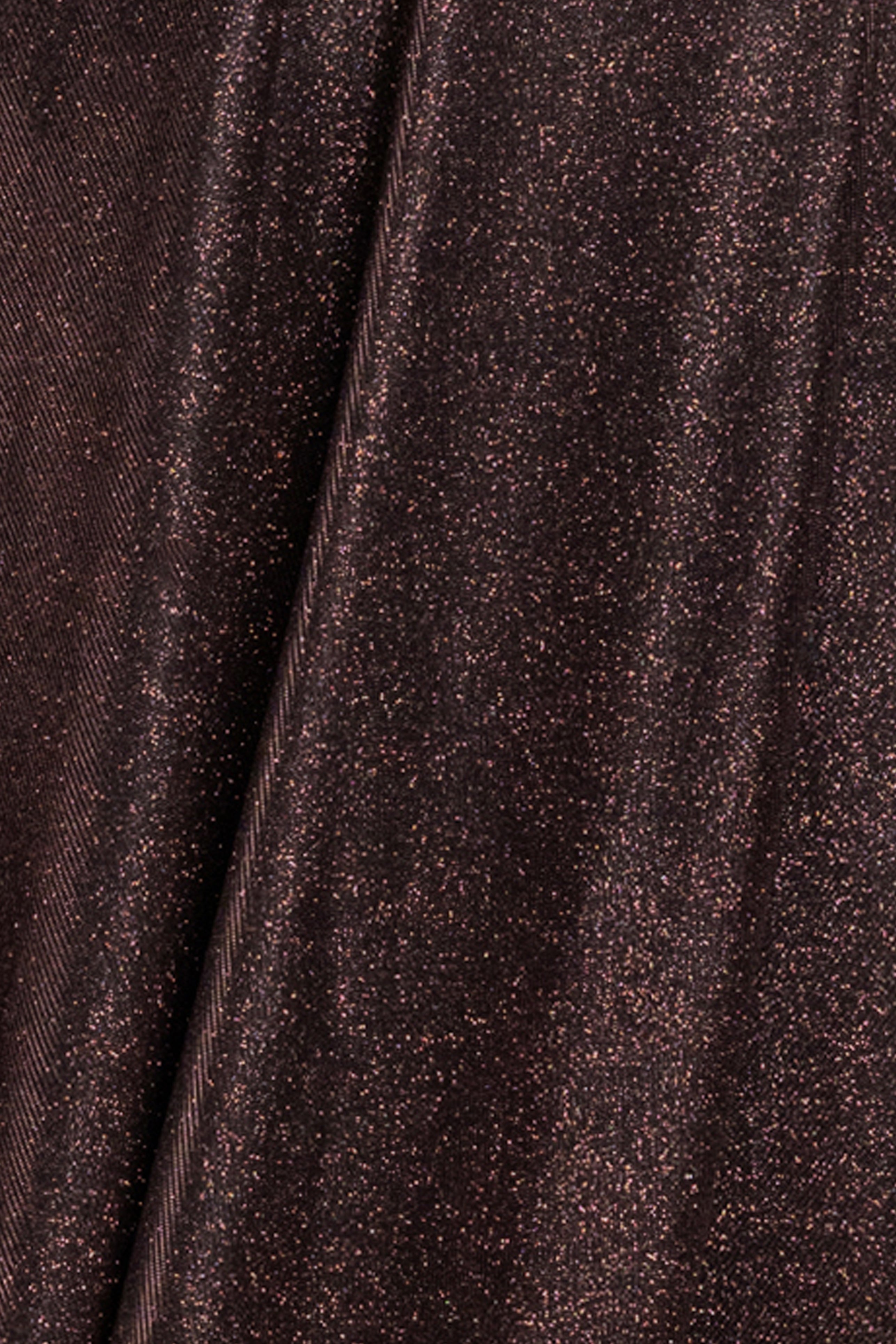 "Tatiana" Glitter Knit Off The Shoulder Dress