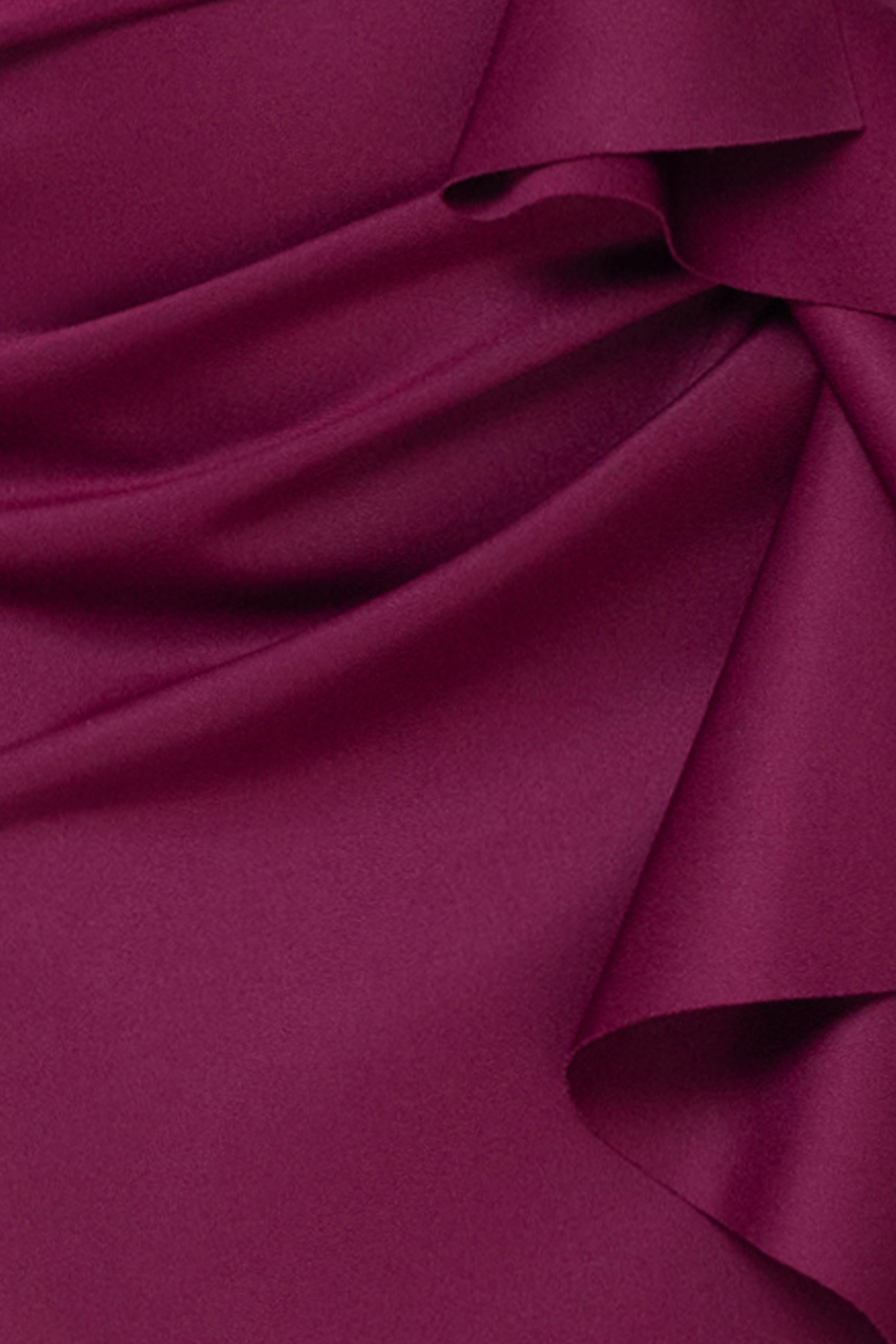 "Patti" Long Off the Shoulder Techno Scuba Dress