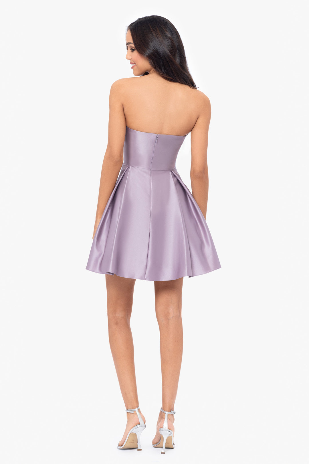 "Milan" Strapless Rouched Party Dress