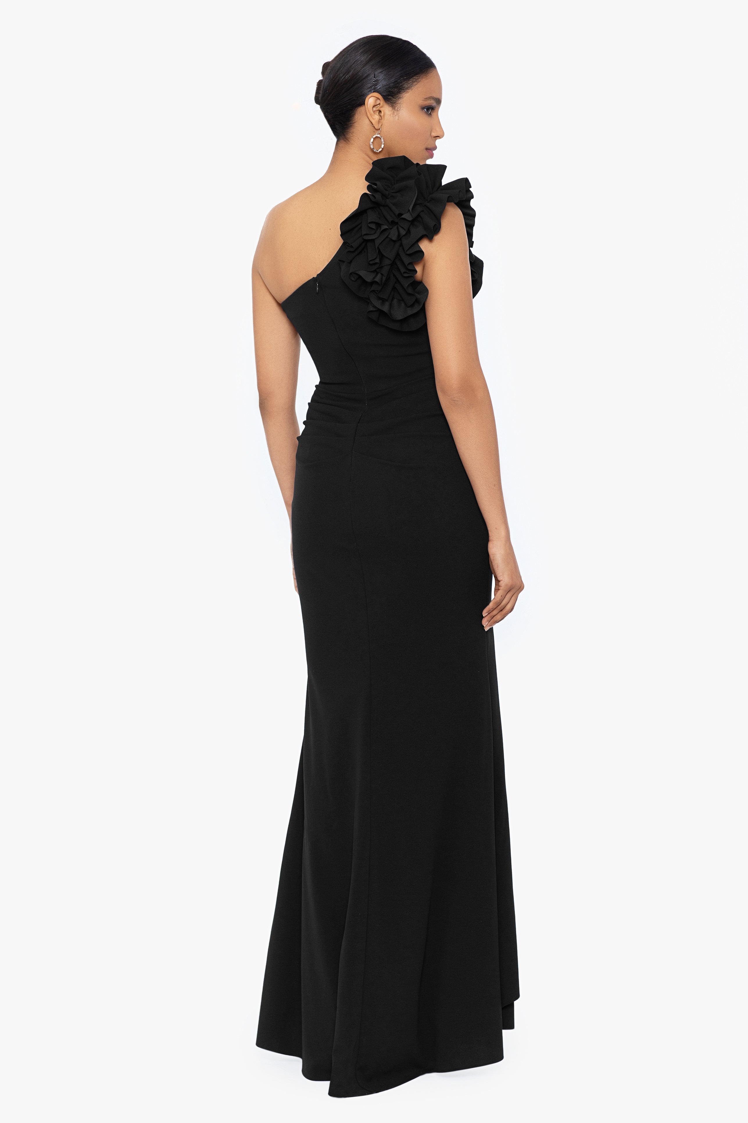 Xscape one shoulder discount dress