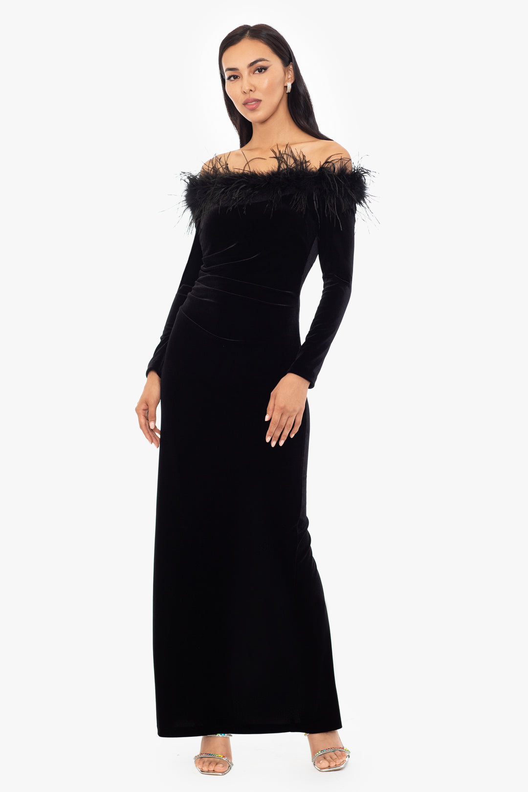 A Luxe-Looking Wardrobe Staple: Ava & Viv Velvet Long Sleeve Dress