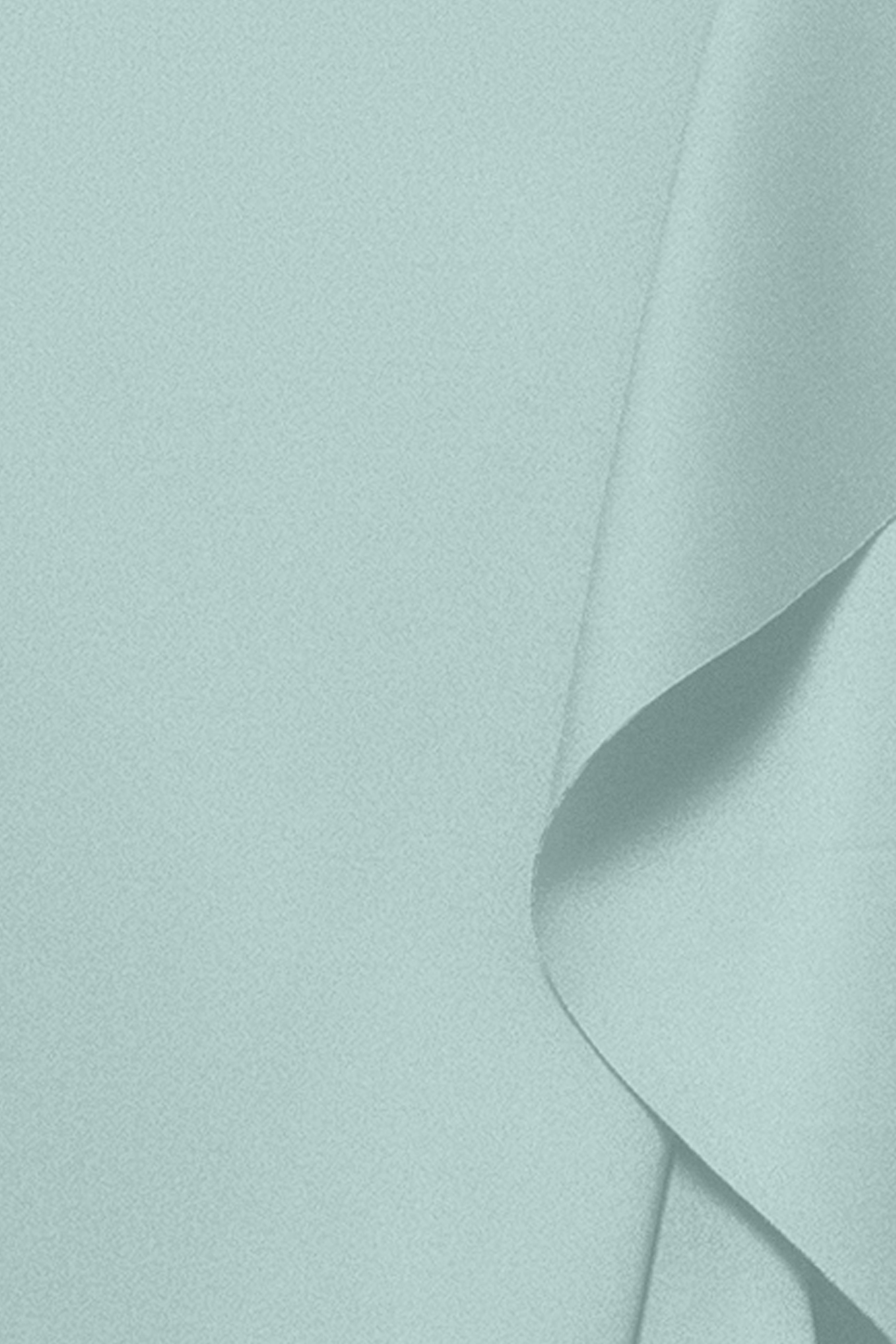 "Flo" Long Techno Scuba One Shoulder Ruffle Dress