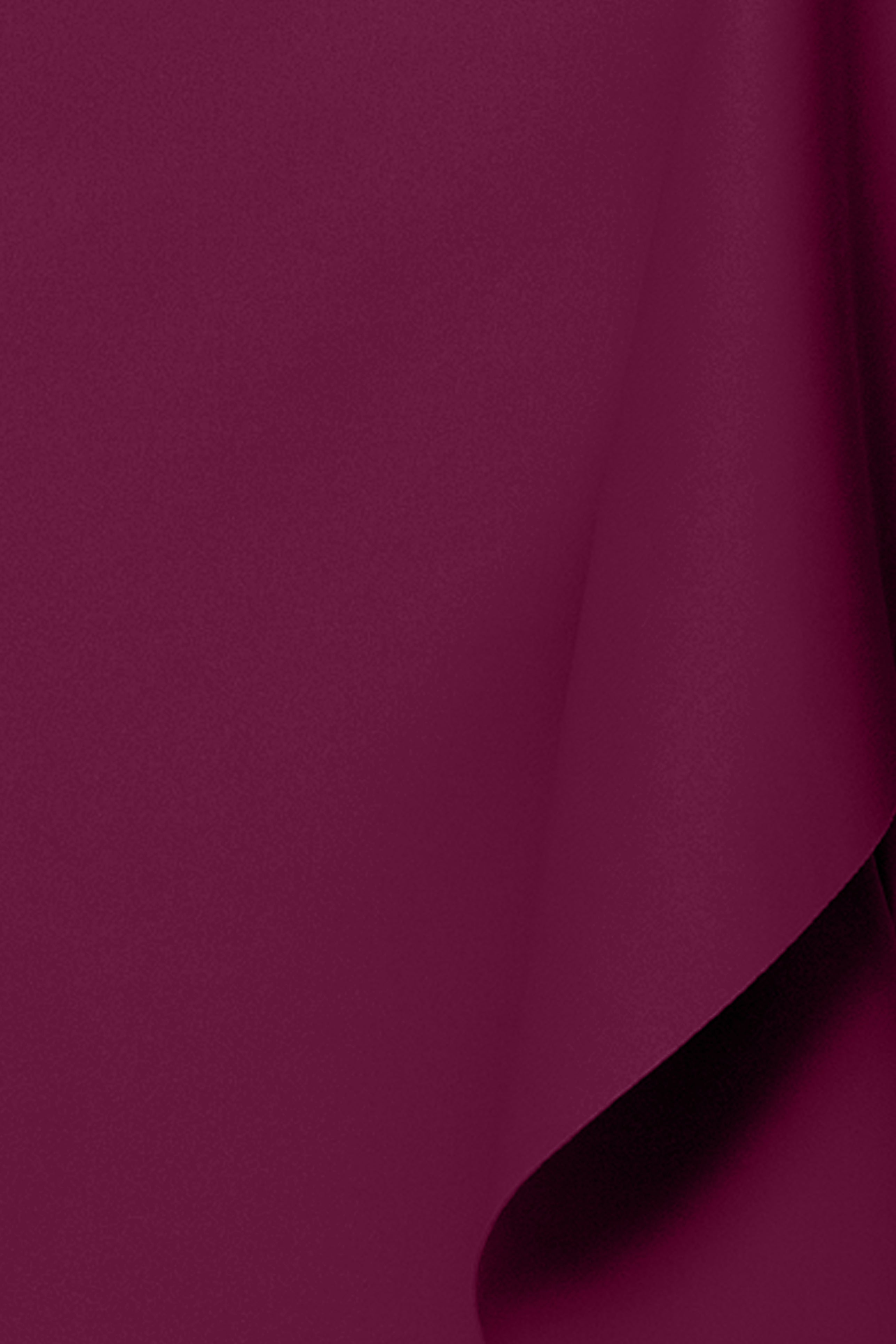 "Flo" Long Techno Scuba One Shoulder Ruffle Dress