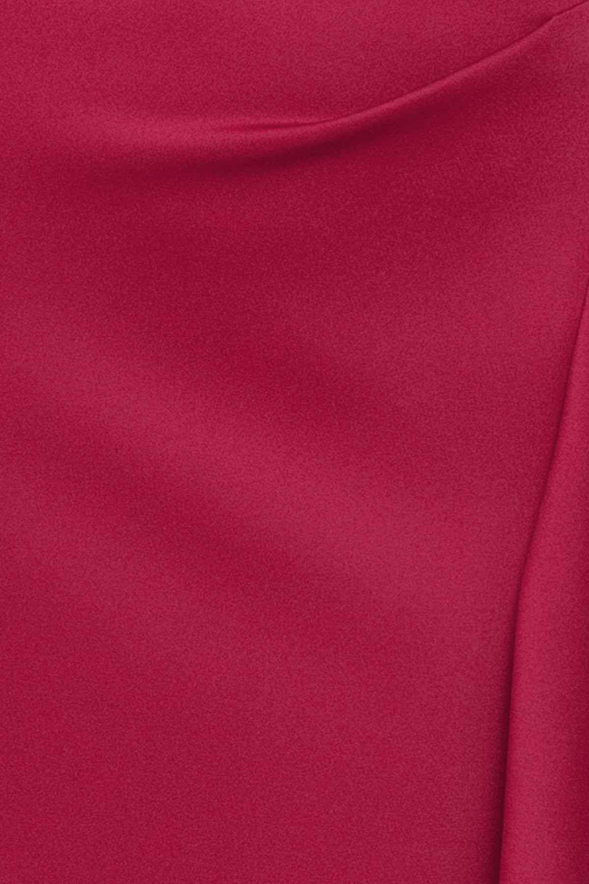 "Flo" Long Techno Scuba One Shoulder Ruffle Dress