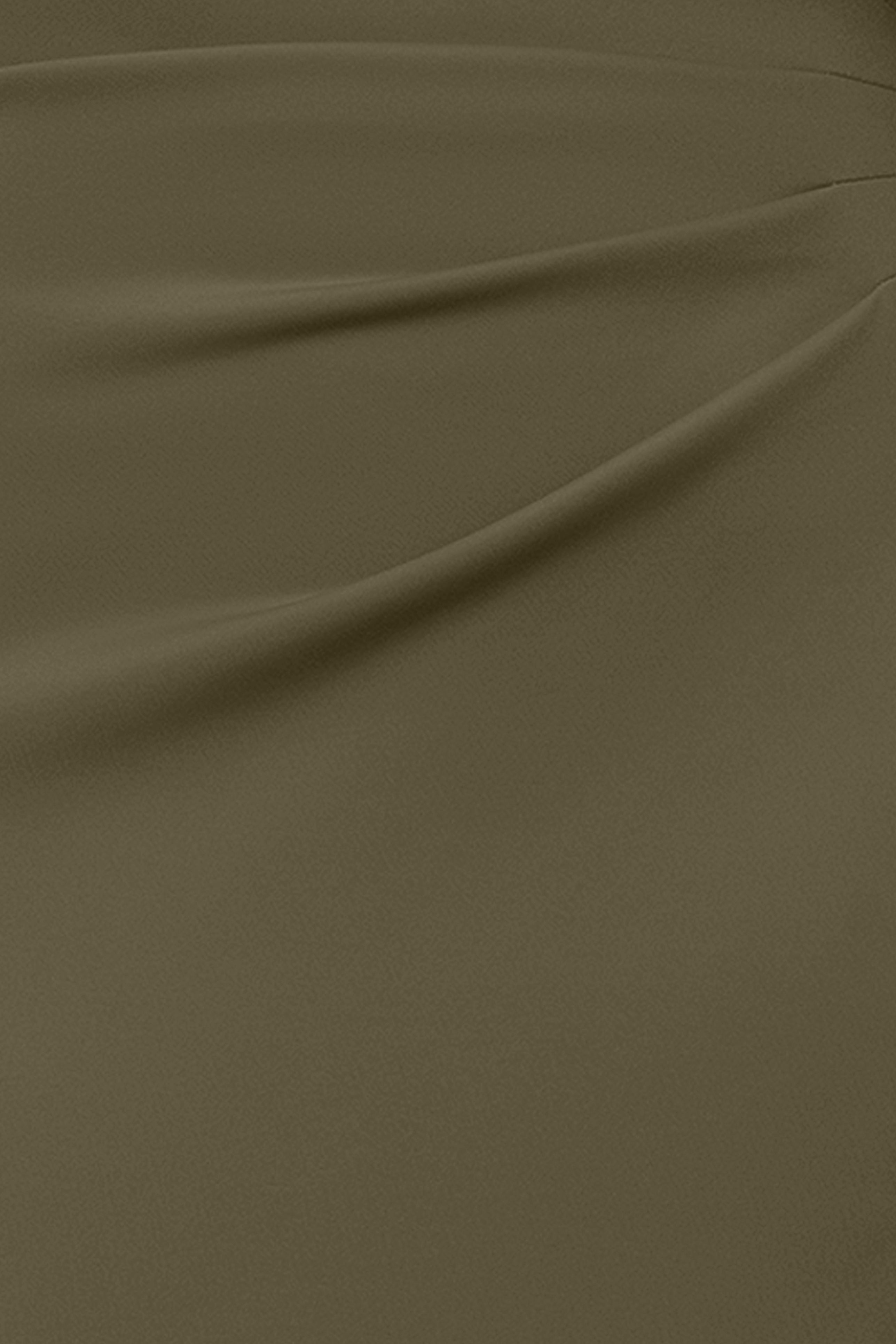 "Gigi" Techno Scuba Cross Neck Ruffle Floor Length Dress