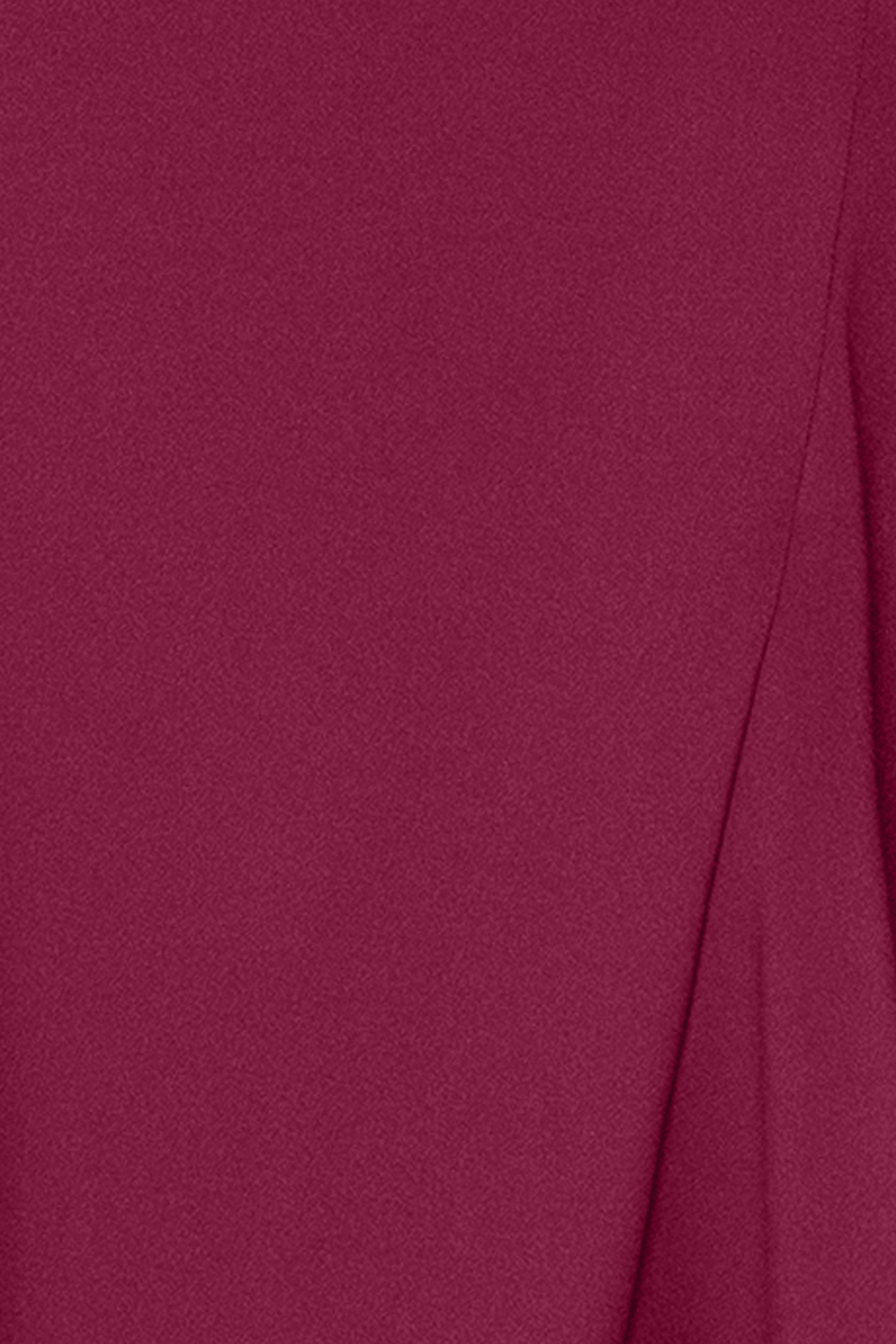 Petite "Gigi" Techno Scuba Cross Neck Ruffle Floor Length Dress