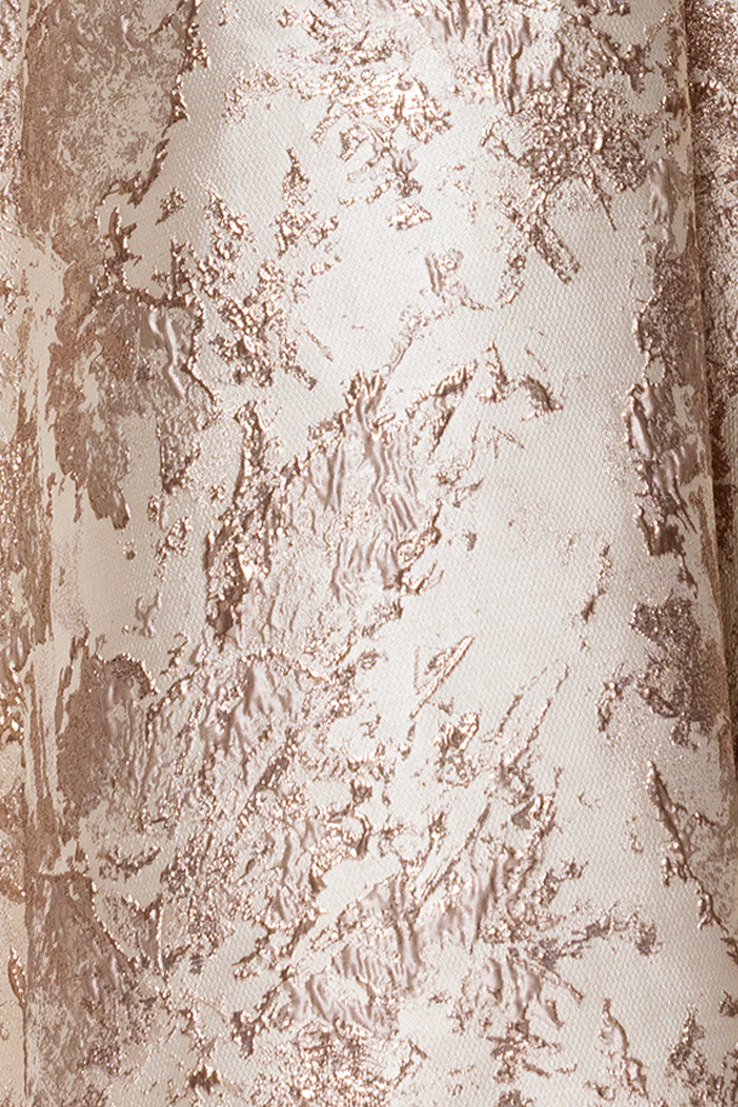 Plus "Daphne" Brocade Off Shoulder Floor Length Dress