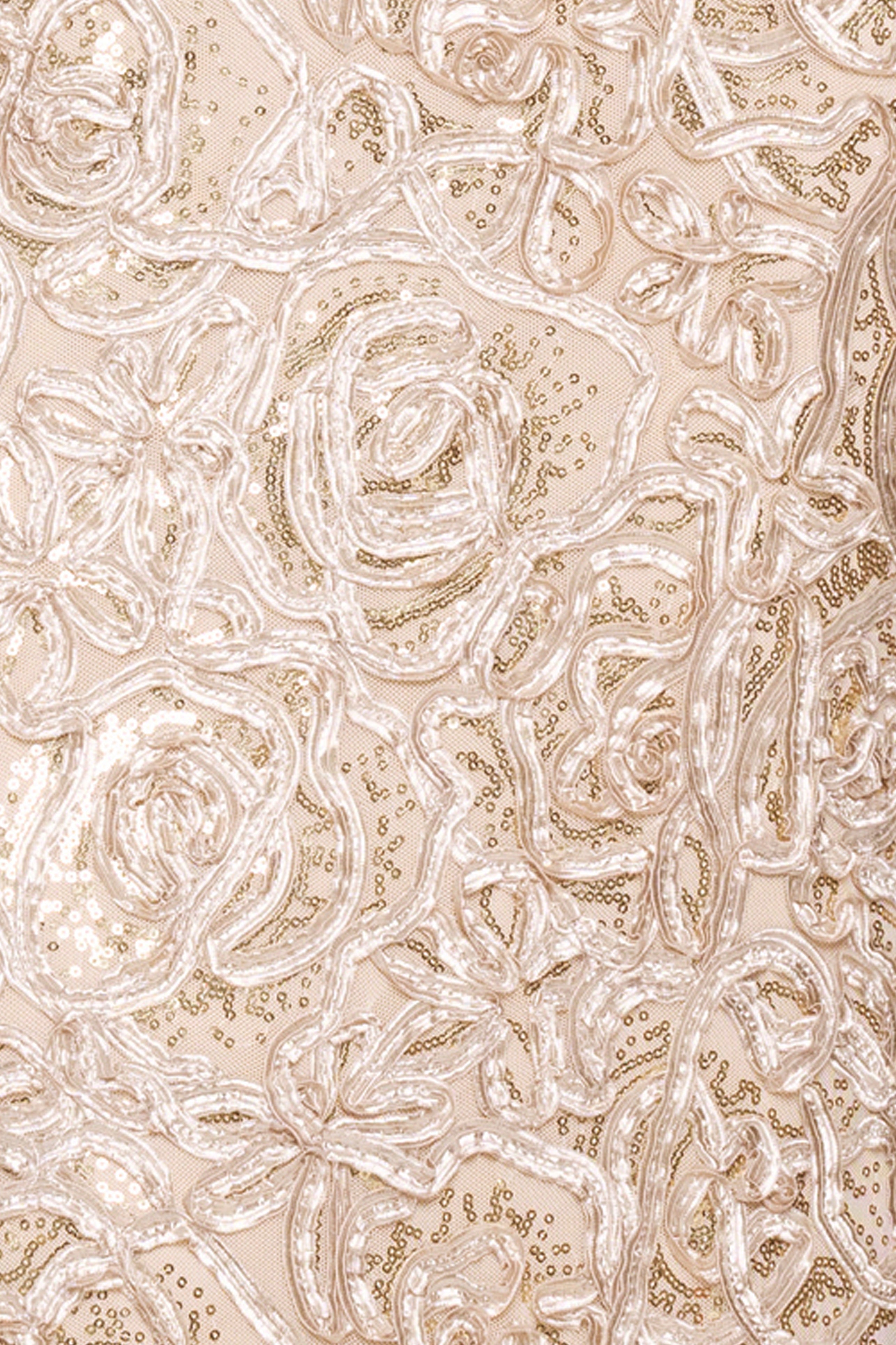 "Georgia" Soutache Off The Shoulder Gown