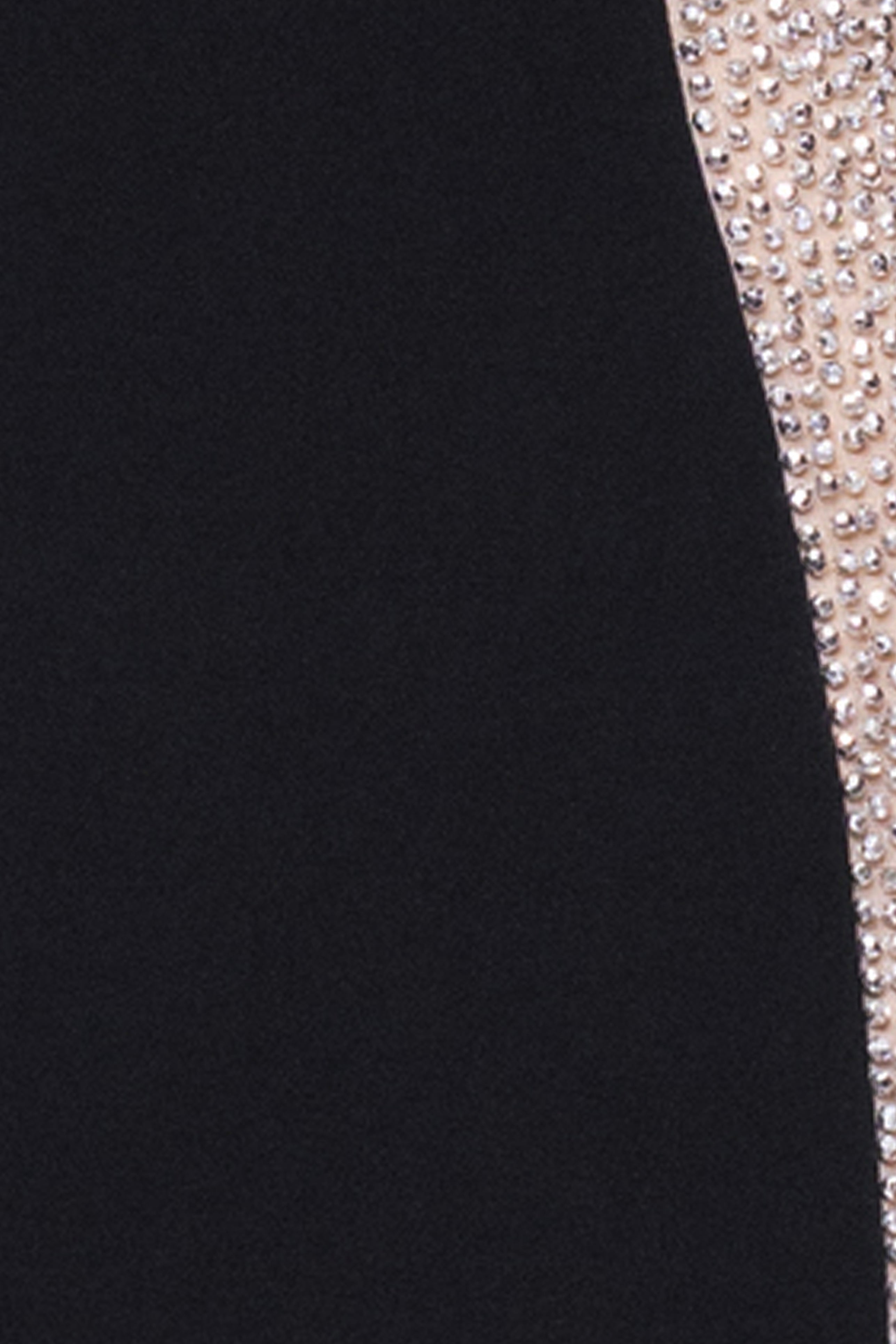 "Alice" Jersey Knit Off The Shoulder Caviar Dress