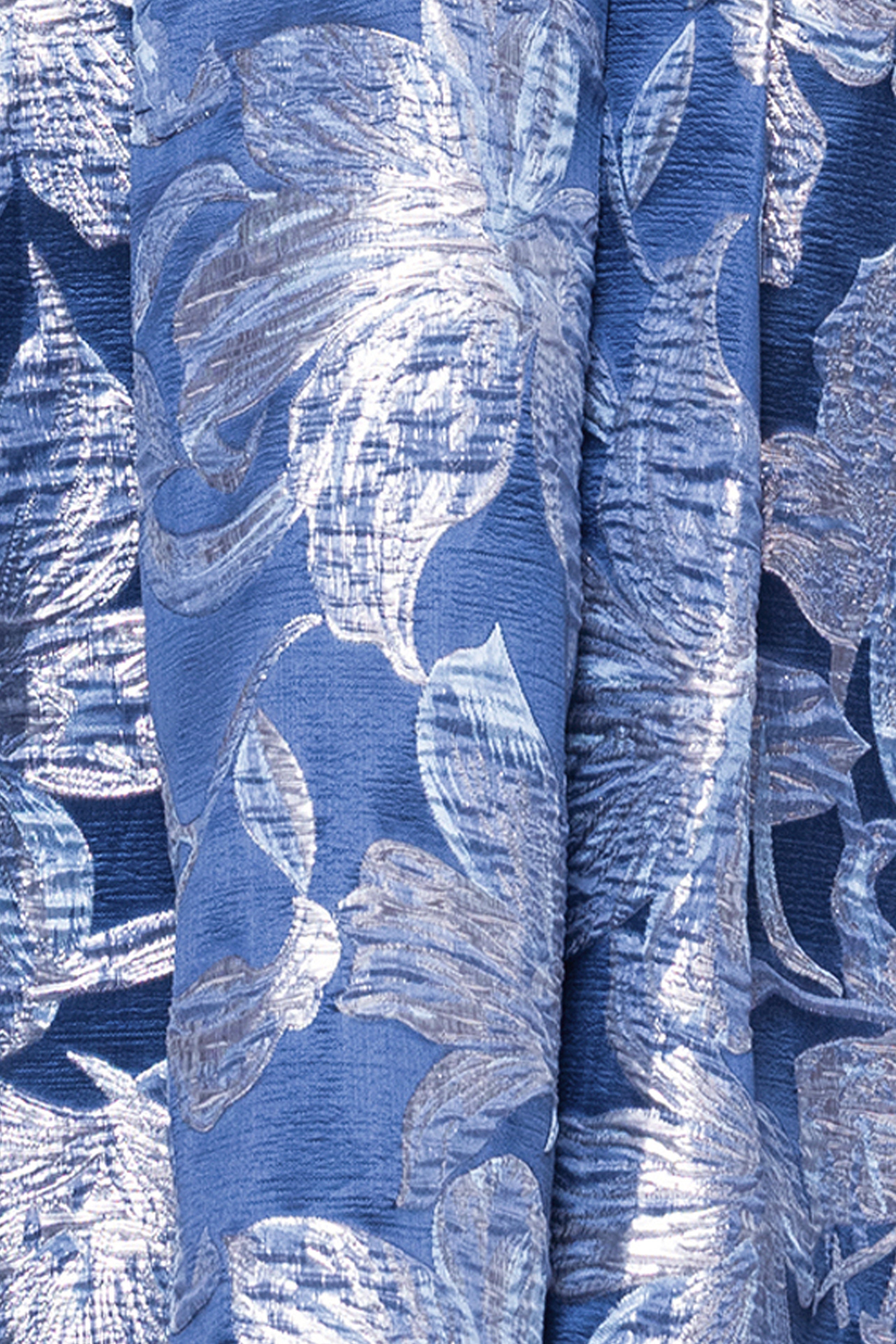 "Matilda" Brocade Off The Shoulder High Low Floor Length Dress