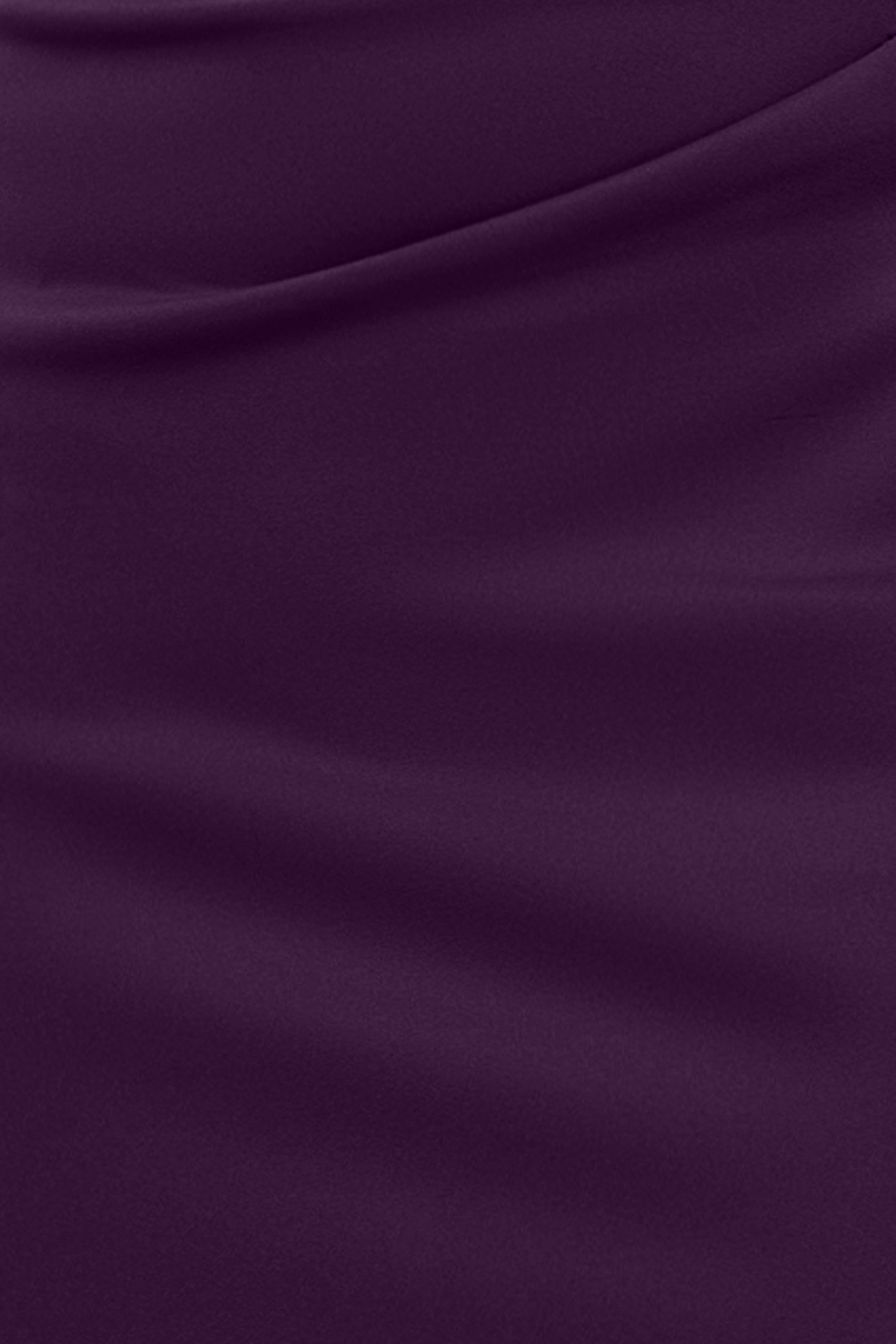 "Faye" Techno Scuba Pleated Rouche Long Dress
