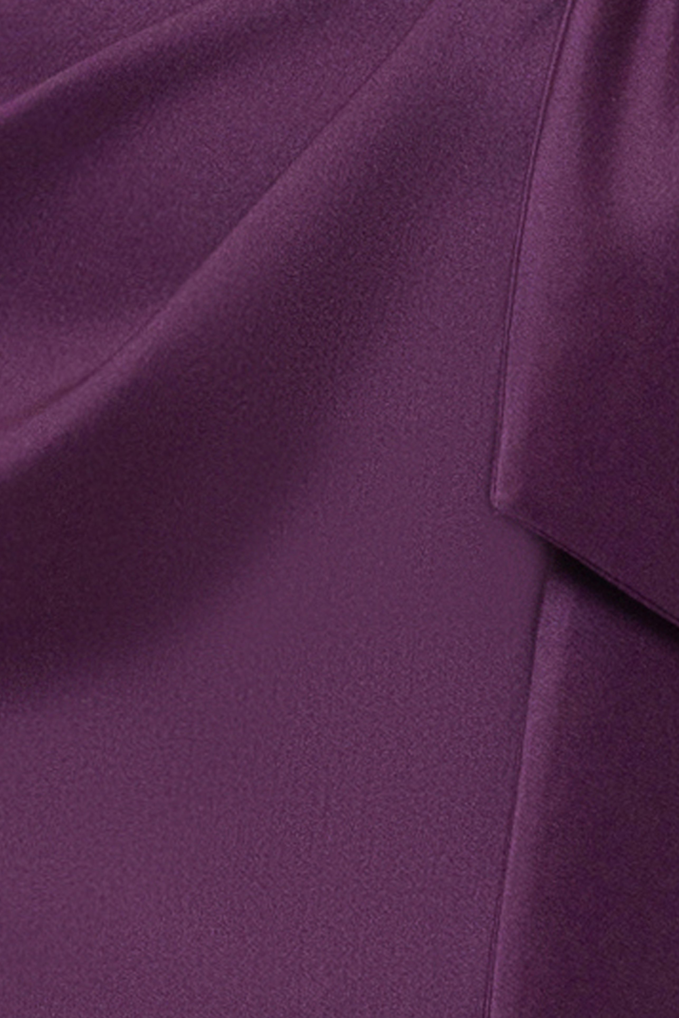 Petite "Katelyn" Stretch Mikado Asymmetrical Neckline Dress