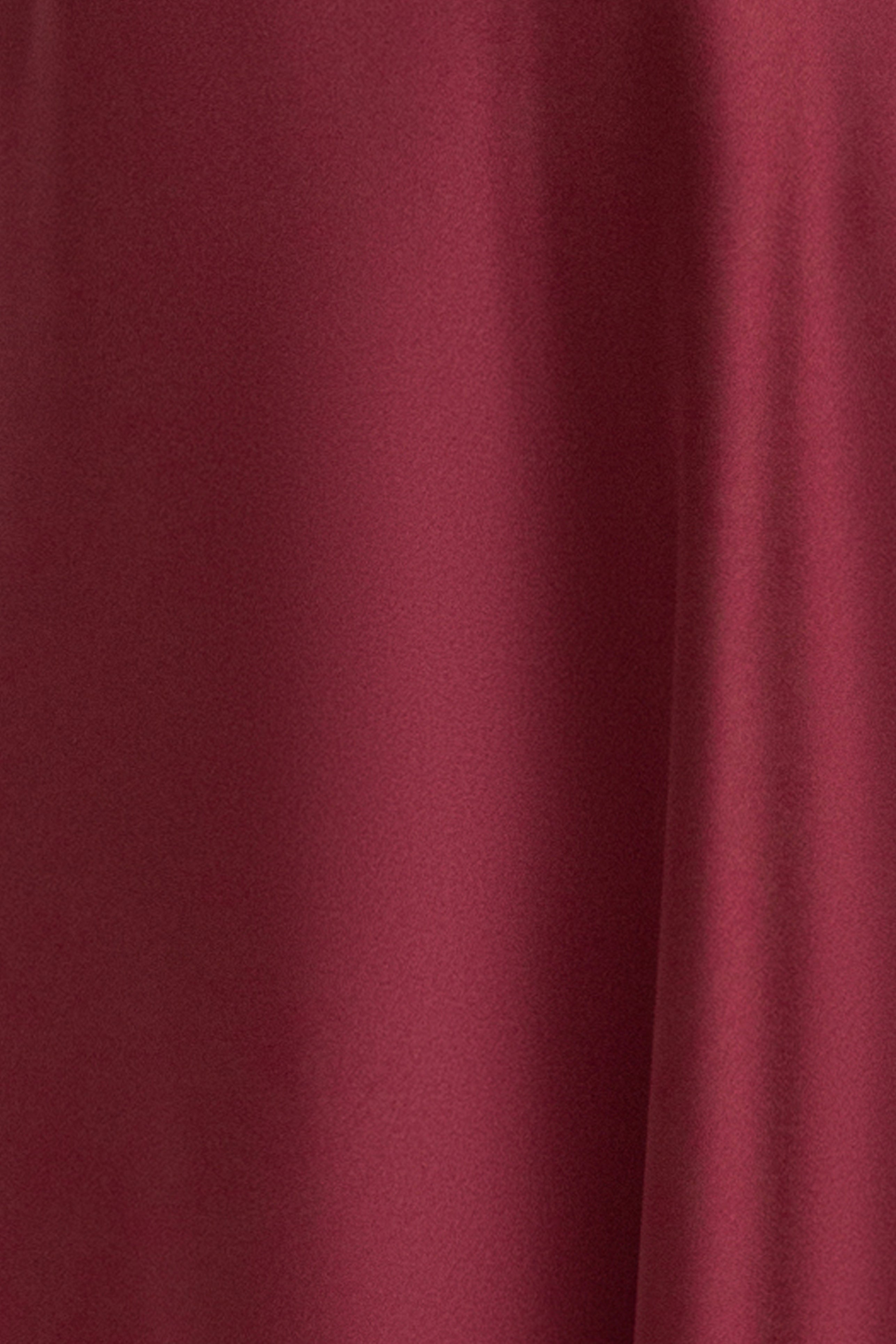 "Jade" Satin Tie Neck Ruched Dress