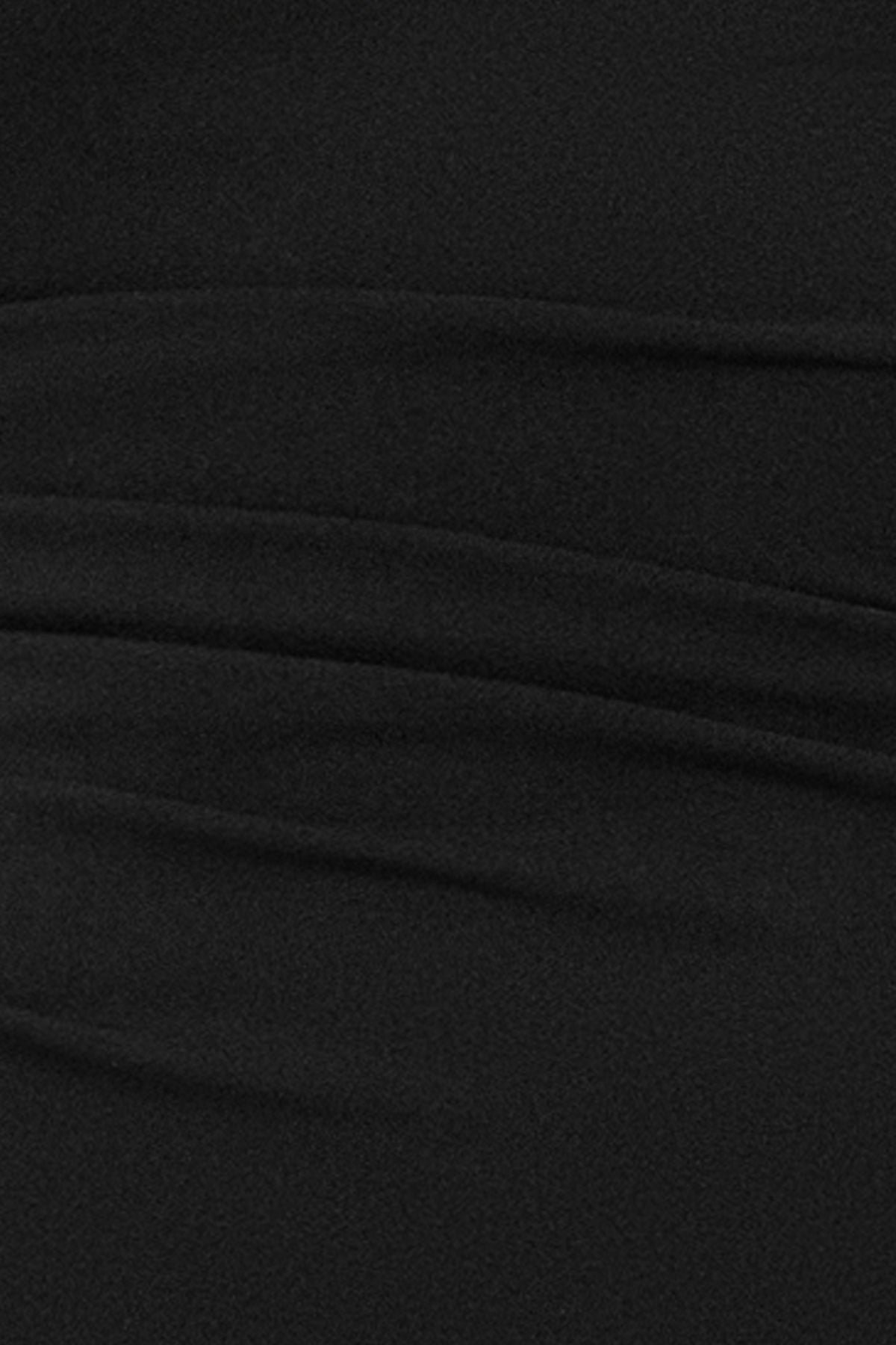 "Micah" Scuba Crepe & Velvet Trim Dress
