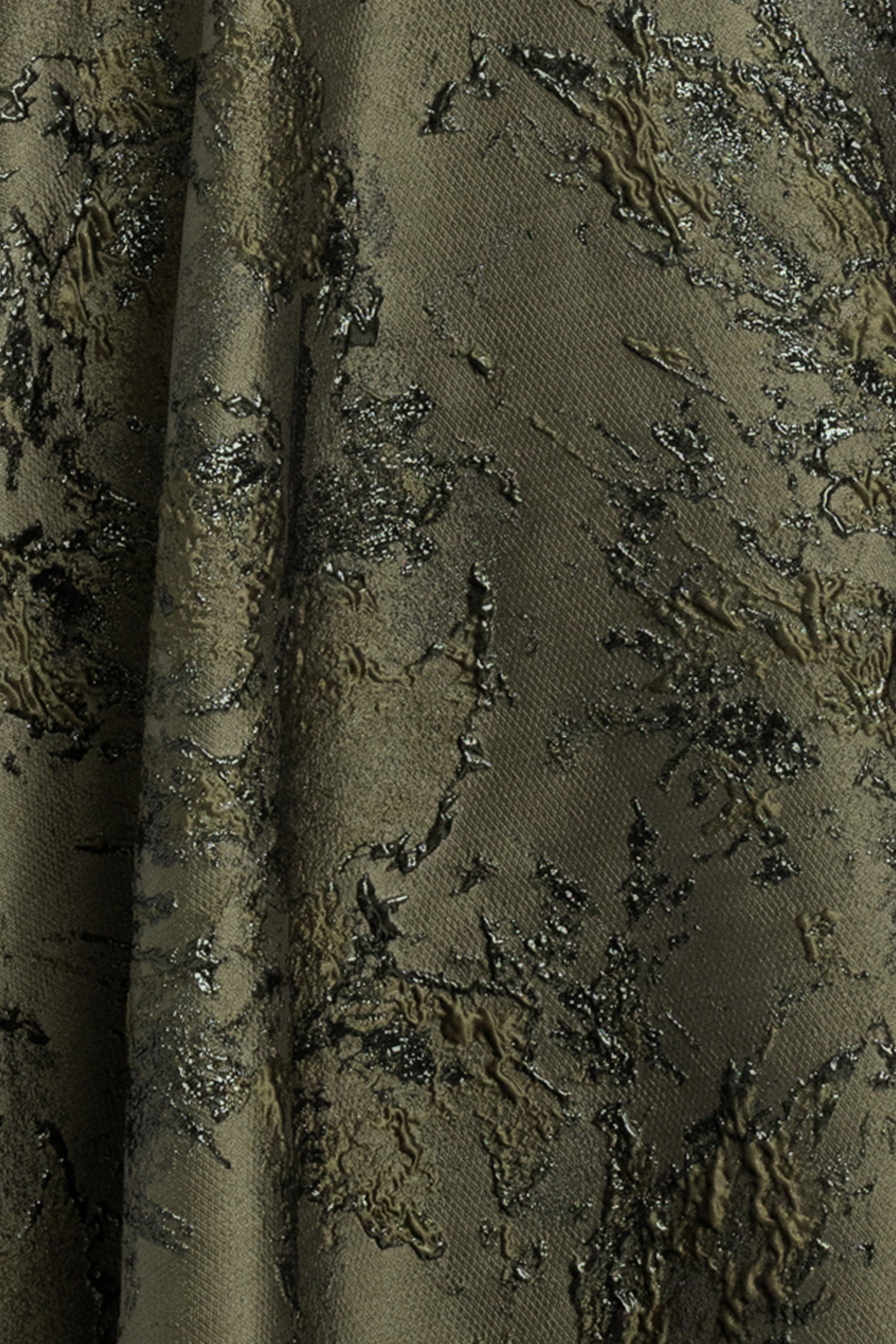 "Nadine" Brocade Strapless Gown