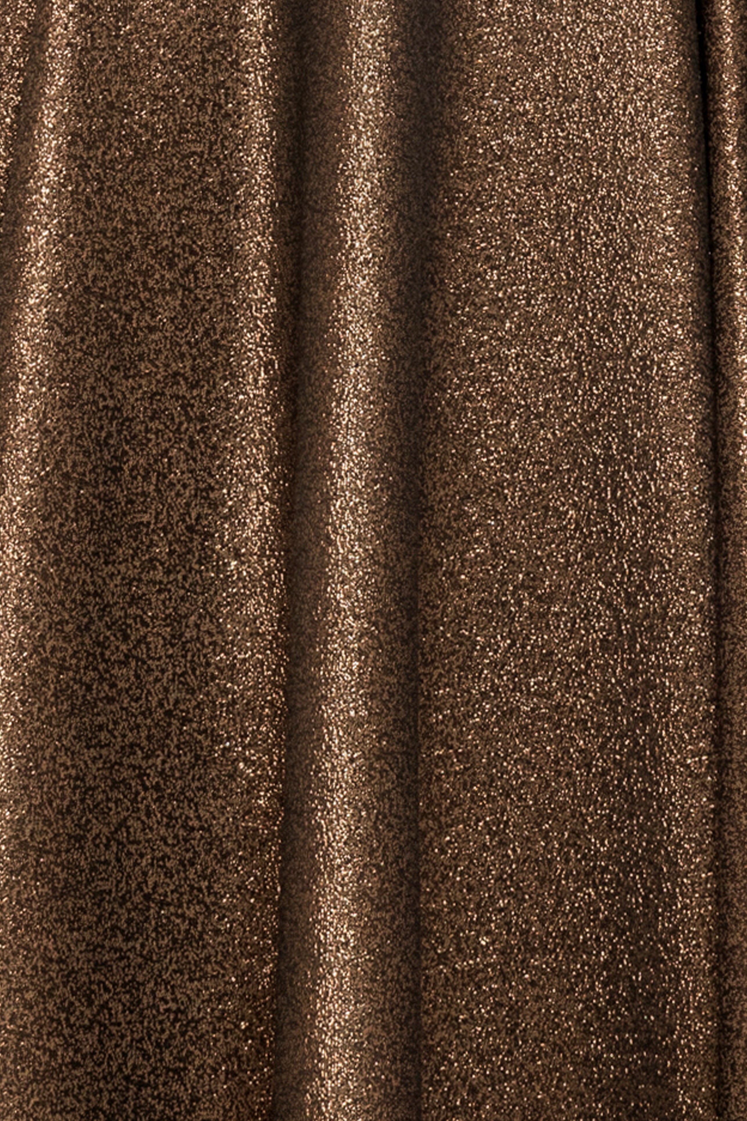 "Julien" Metallic Jacquard Off Shoulder Gown