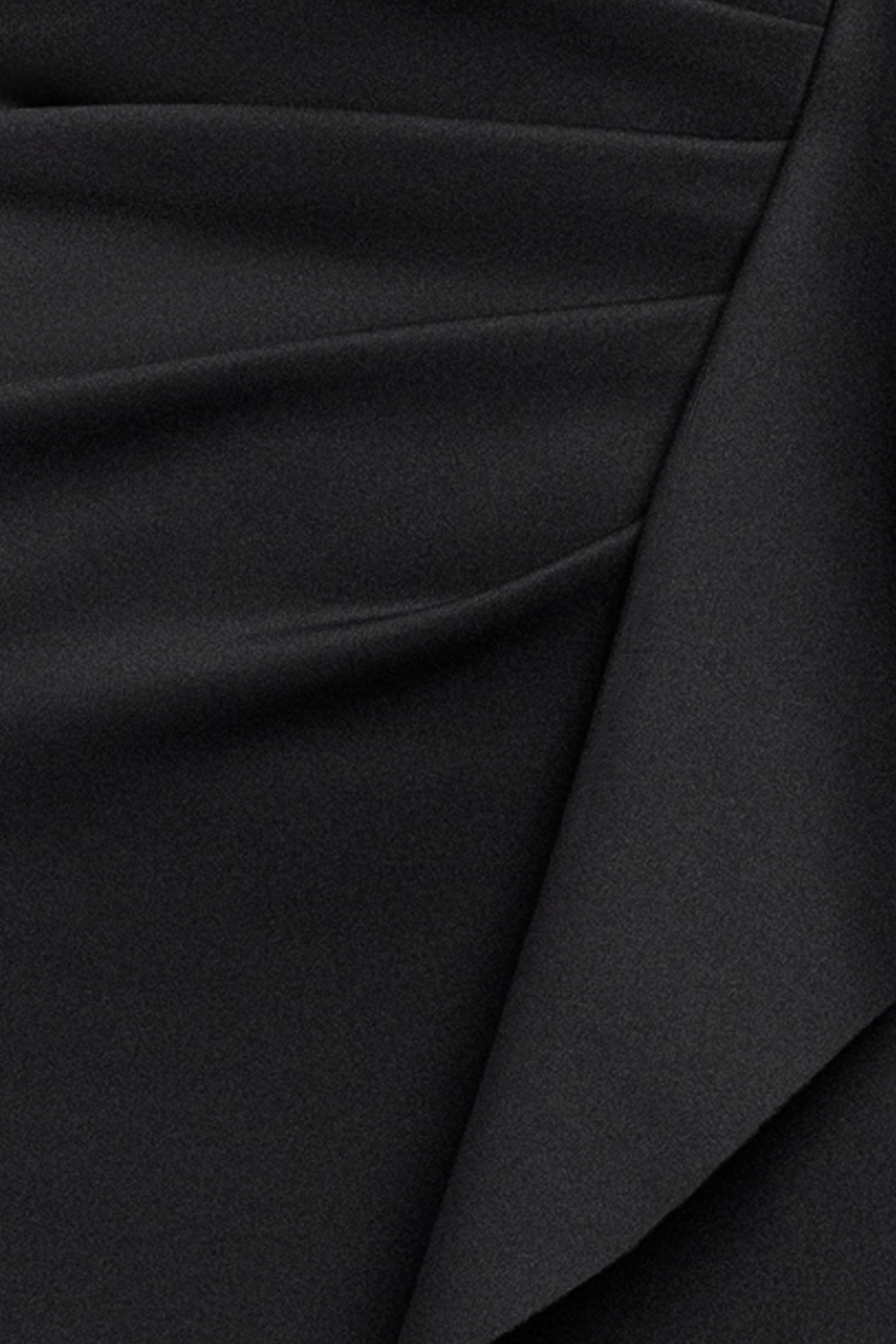"Brianne" Techno Scuba Side Ruffle Dress